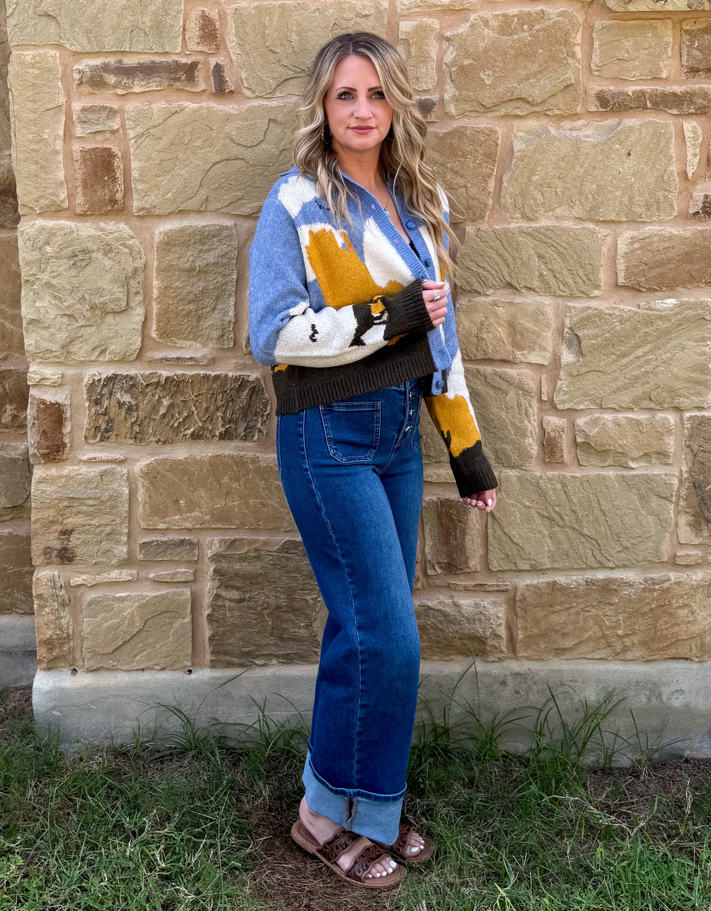 Sunset Horse Cardigan