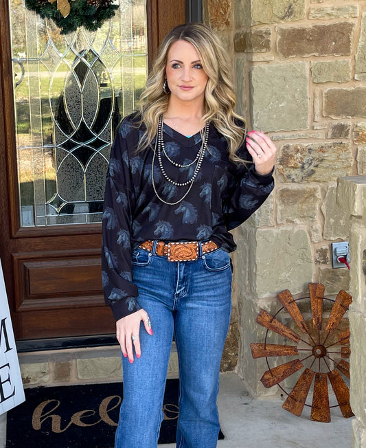 Midnight Stallion Long Sleeve