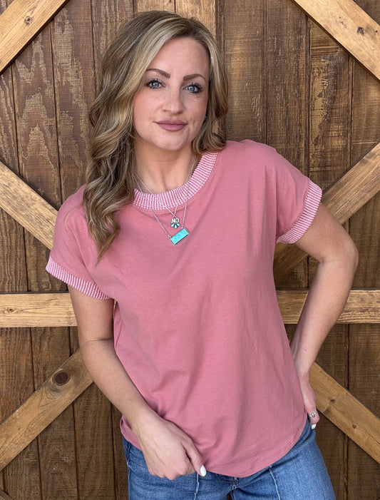 Dusty Rose Top