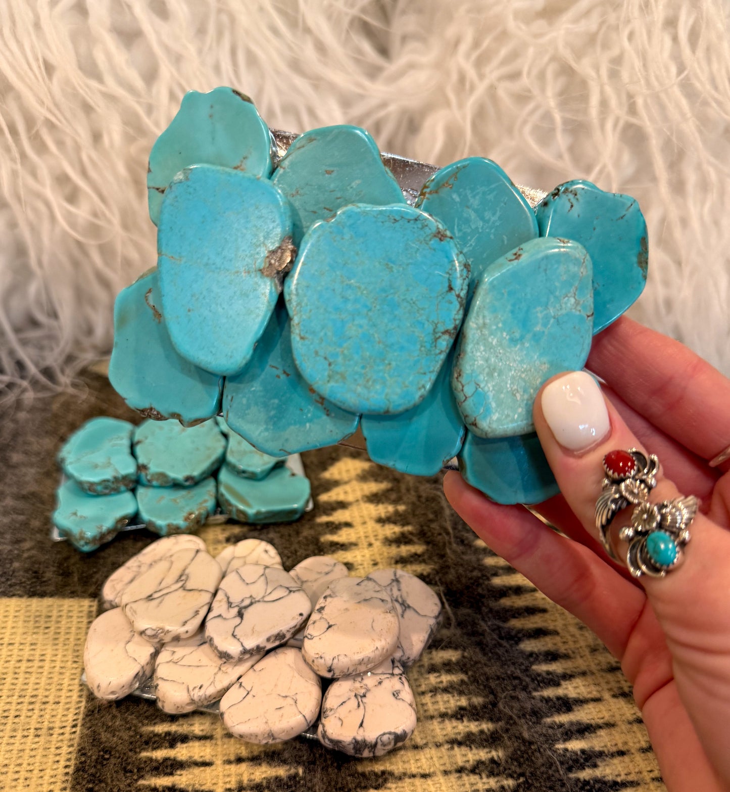 Multi-Stone Belt Buckle