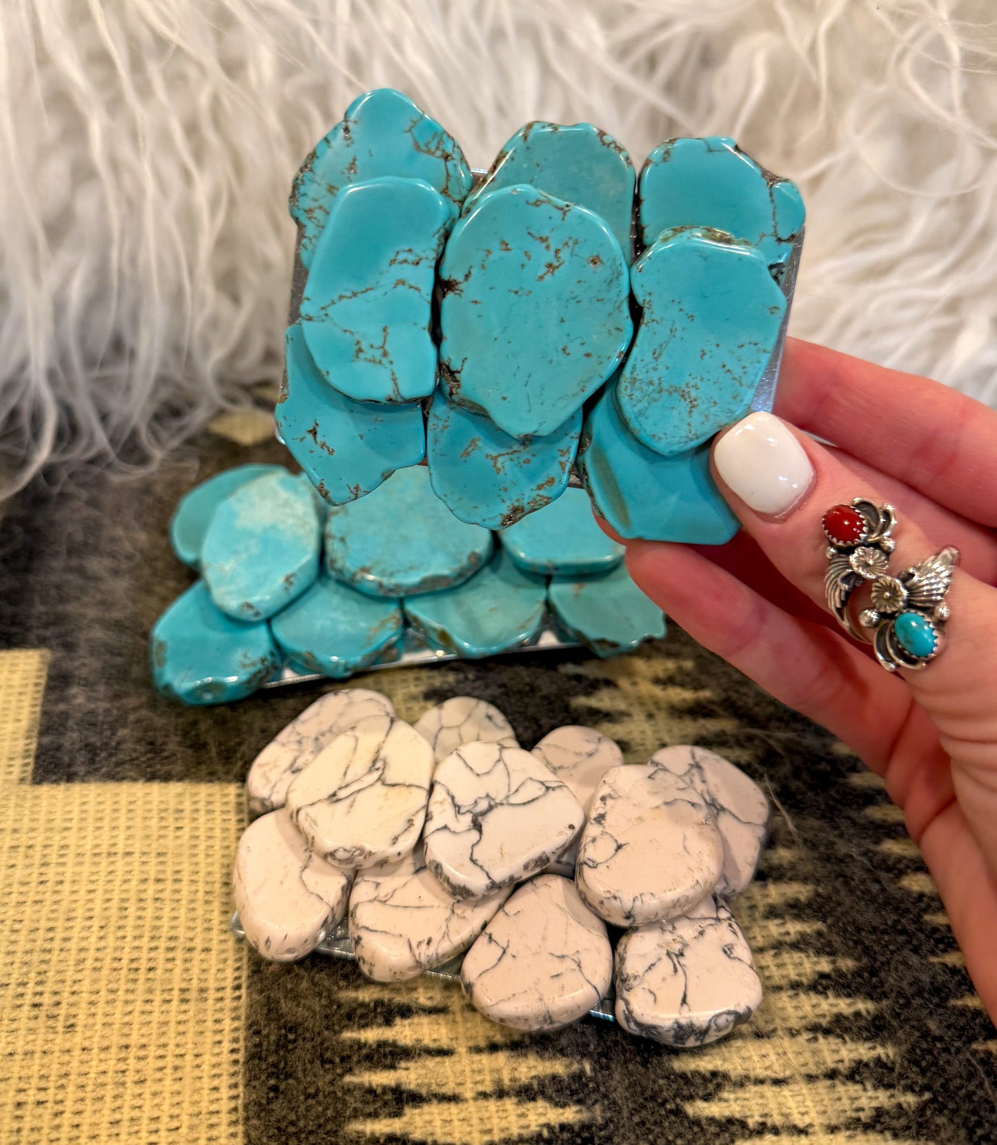 Multi-Stone Belt Buckle