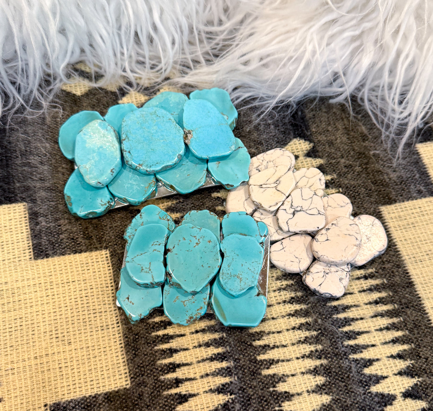 Multi-Stone Belt Buckle