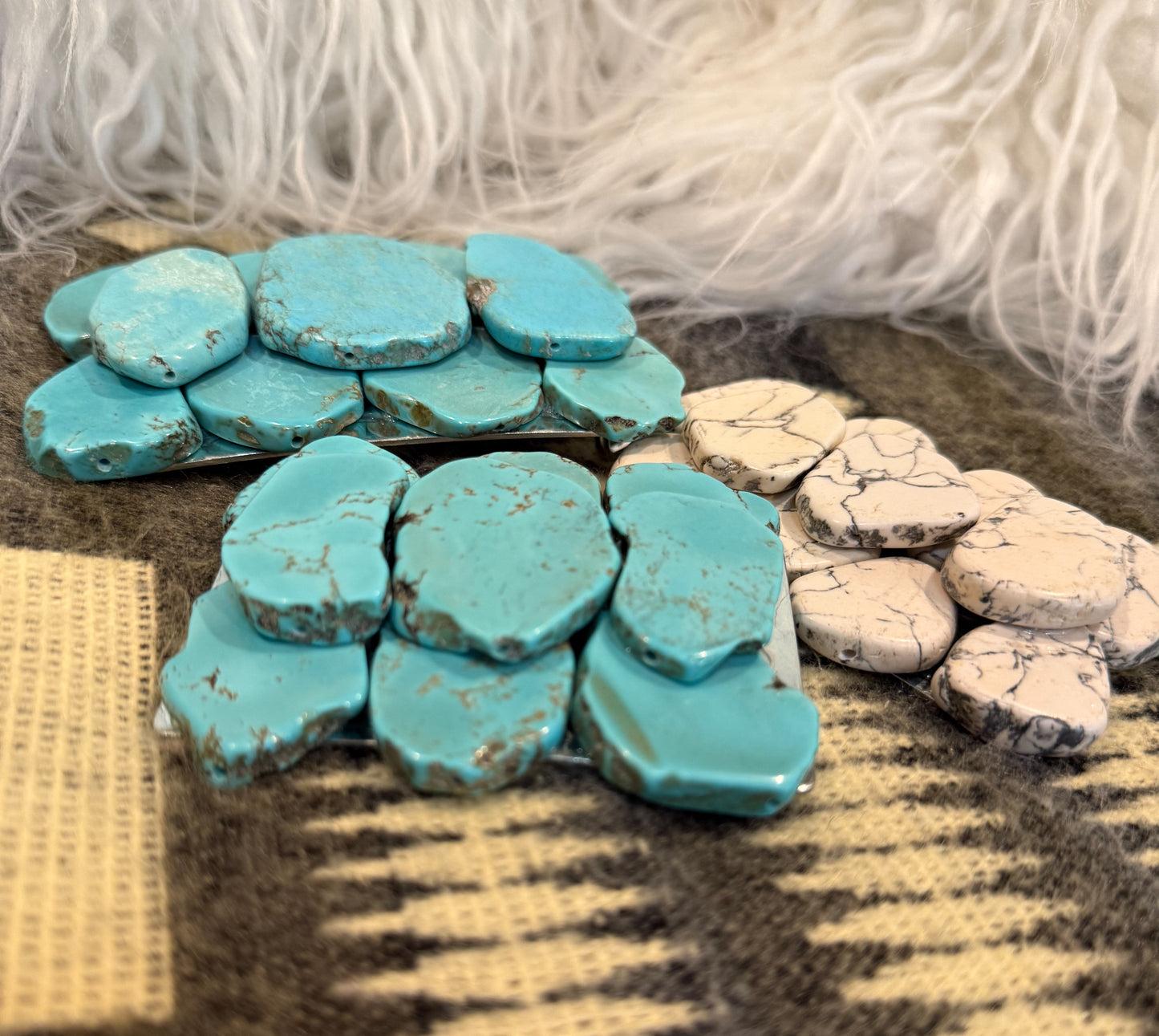 Multi-Stone Belt Buckle