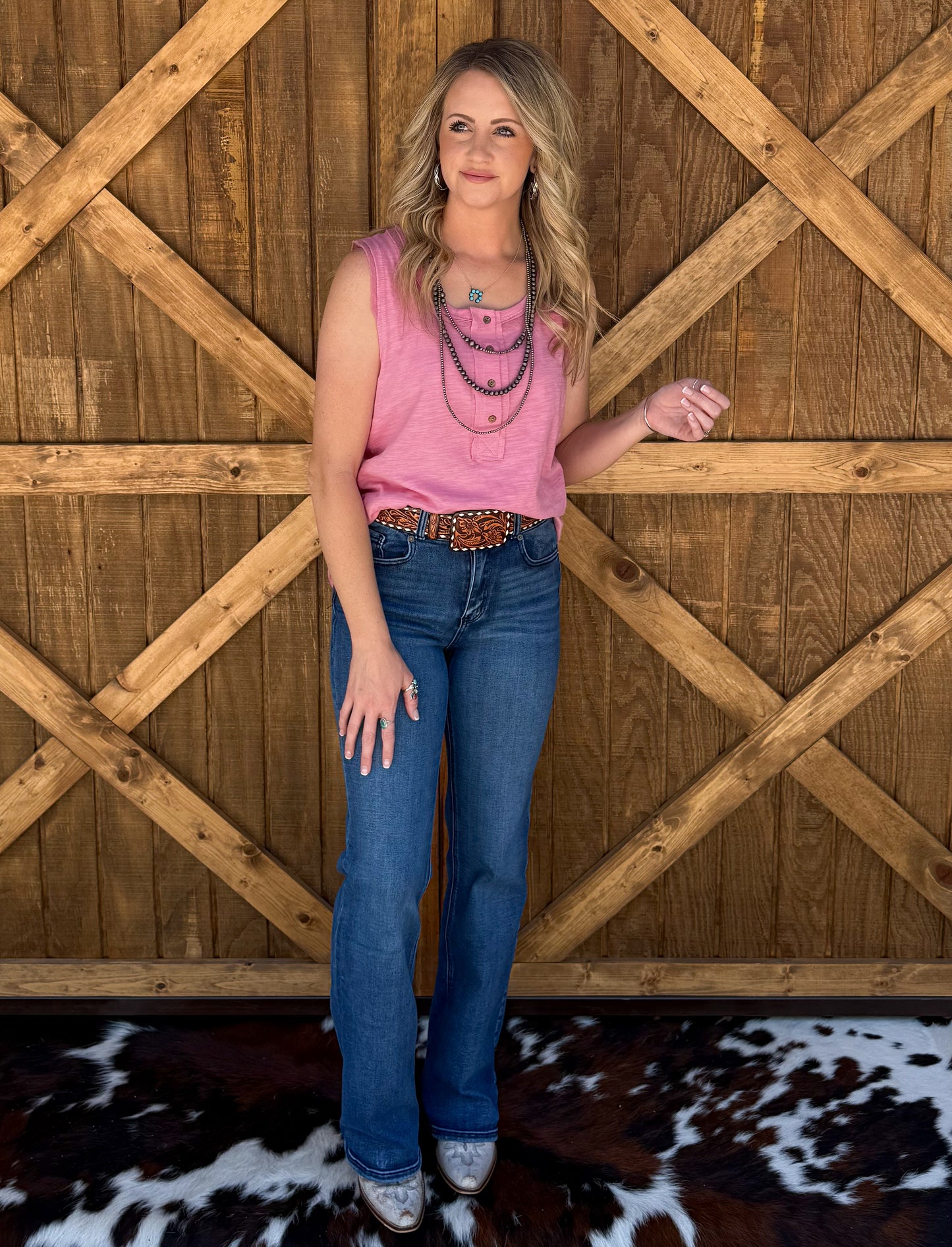 Avery Comfy Tank *Pink