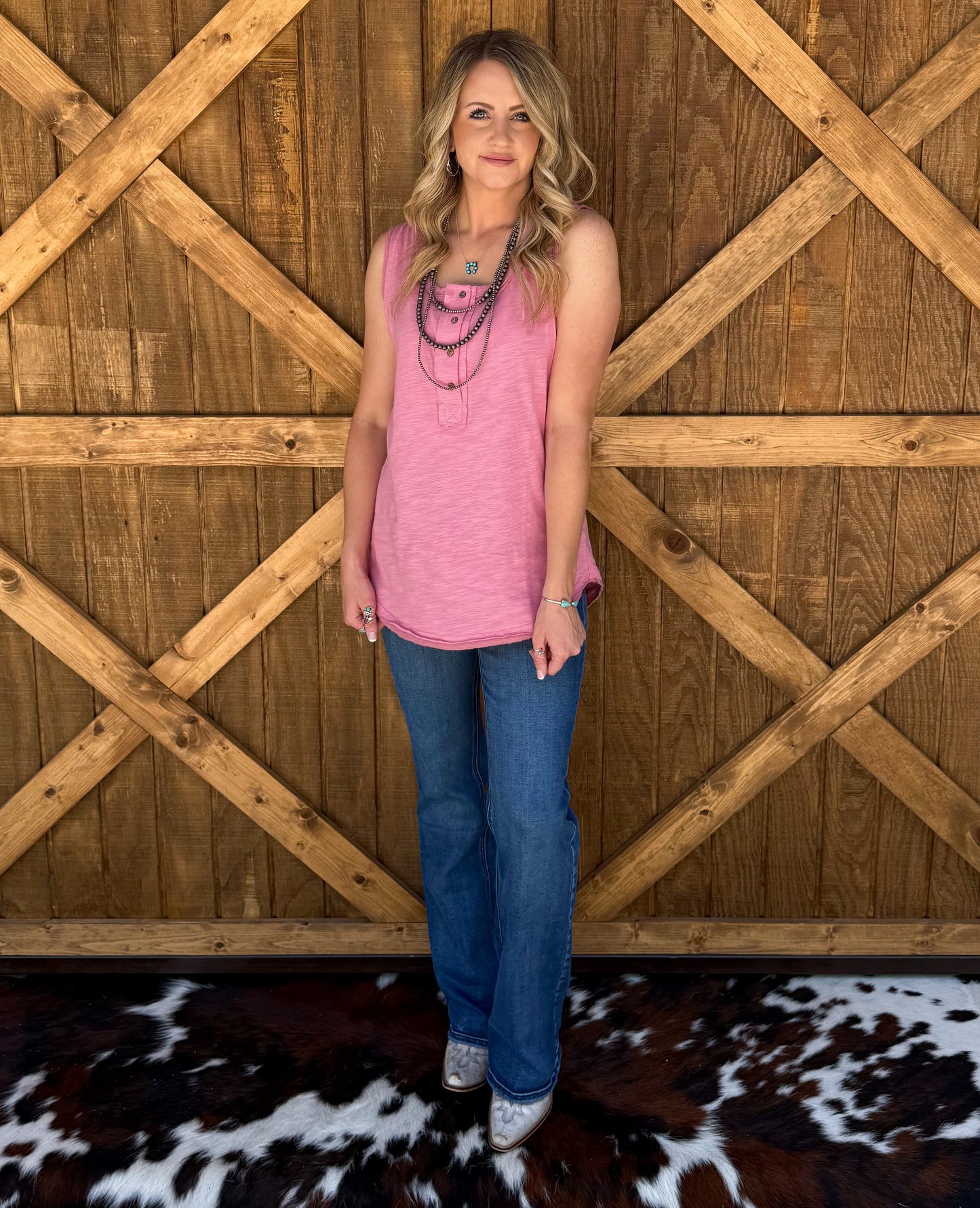 Avery Comfy Tank *Pink