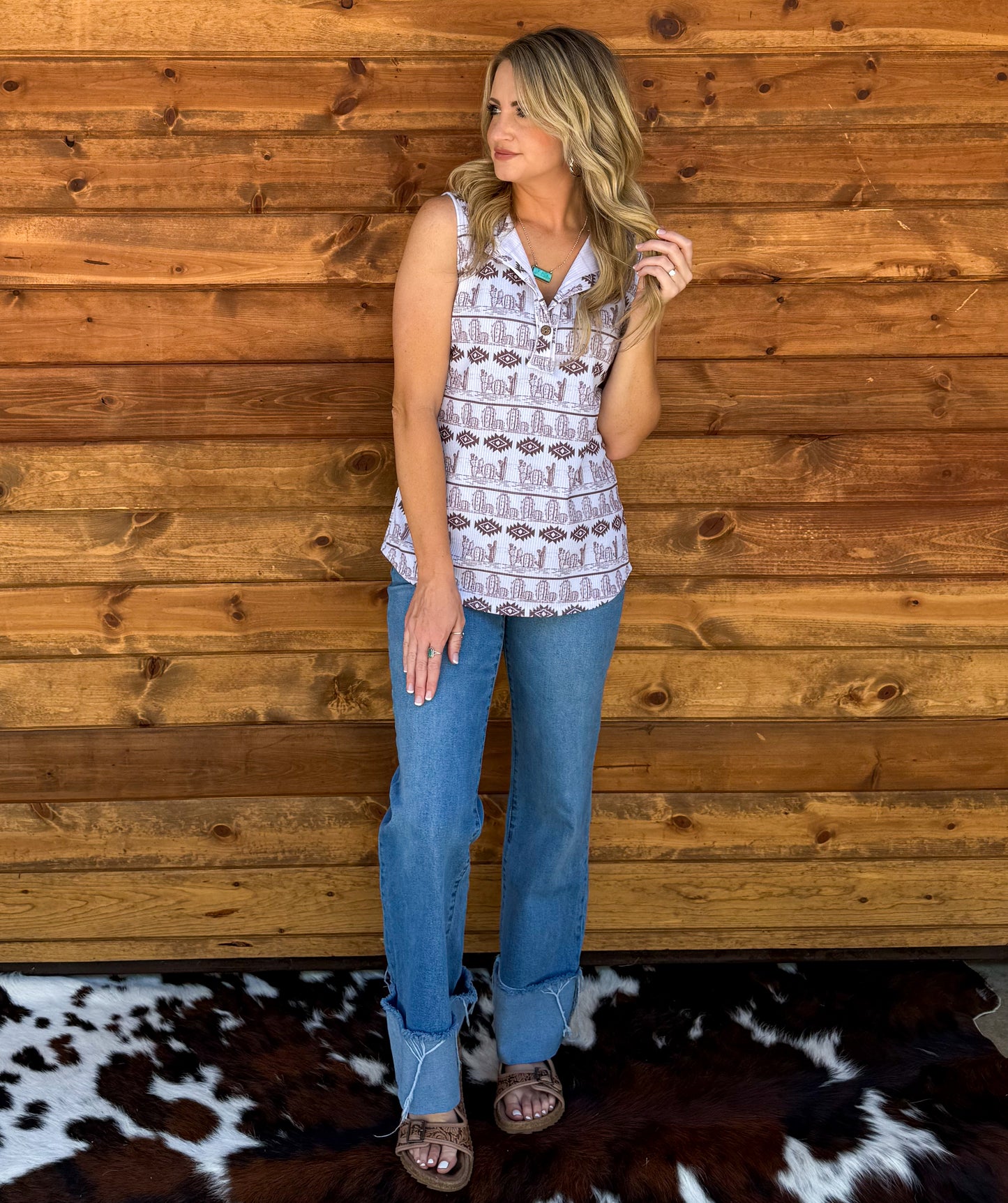 Cactus & Aztec Tank