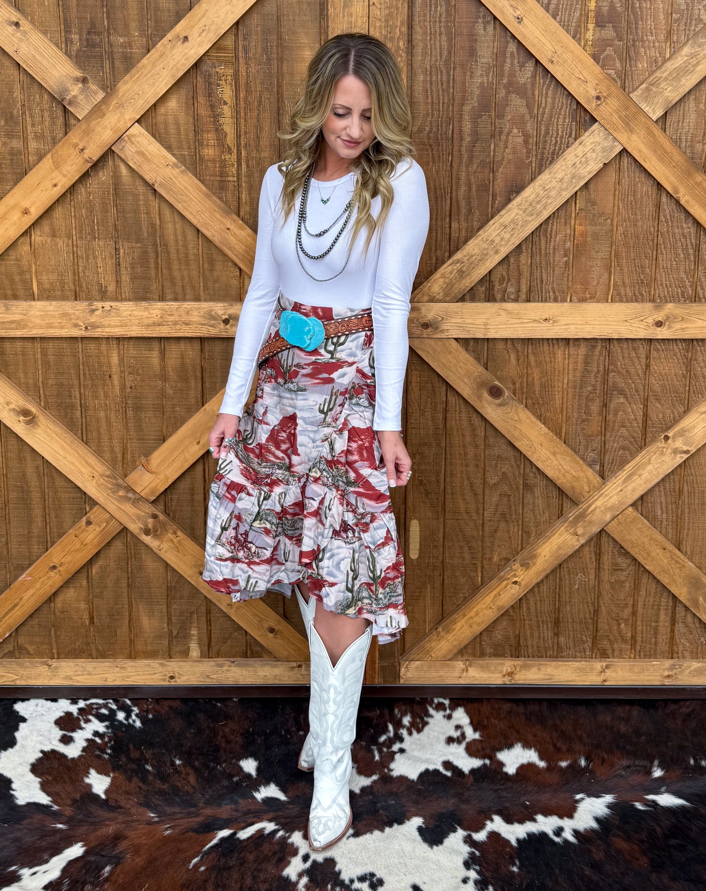 Desert Dreamin’ Ruffle Skirt