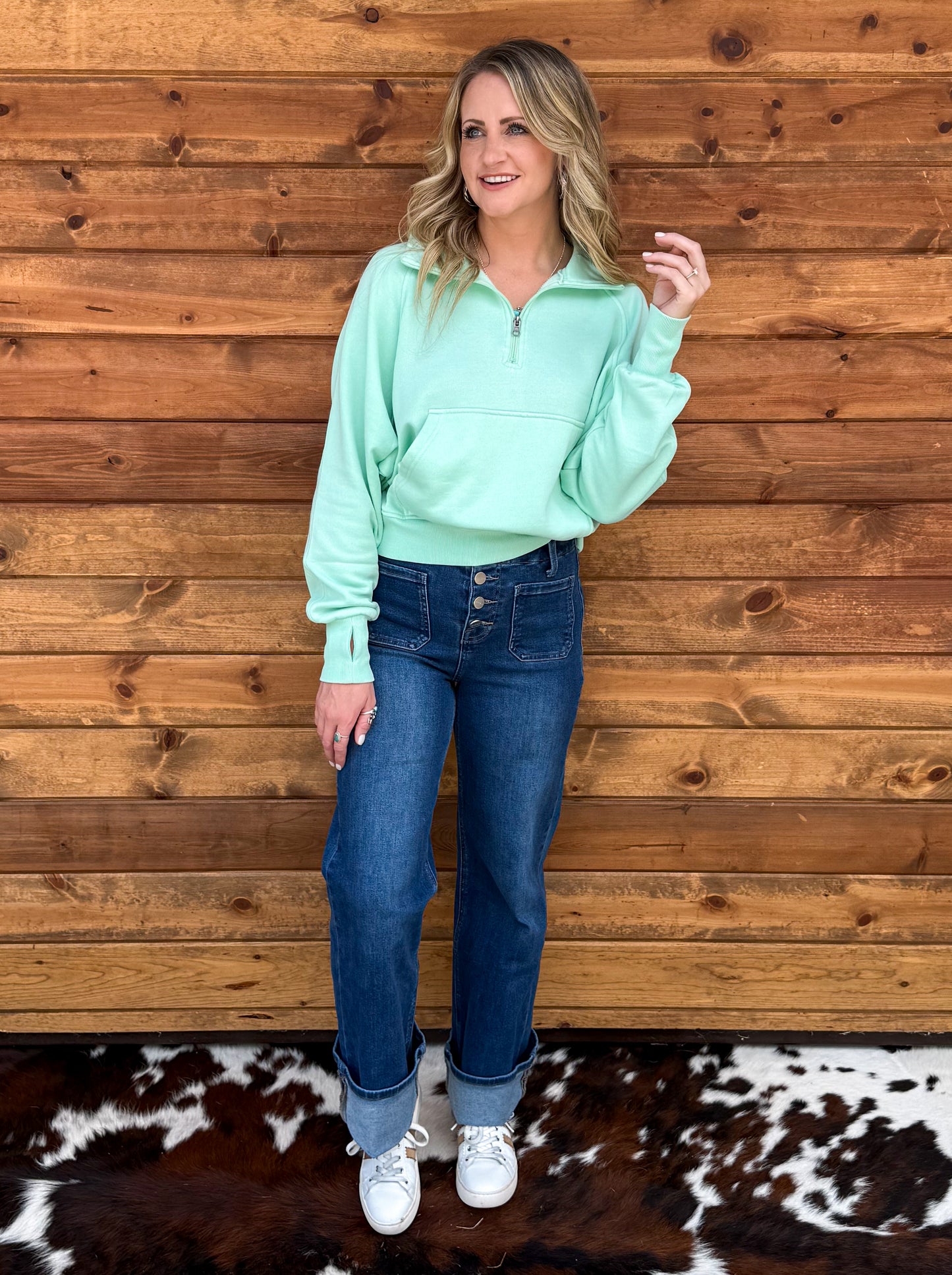 Mint To Be Pullover