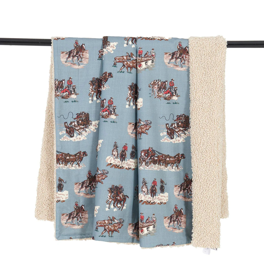 Settler Teddy-Backed Throw Blanket