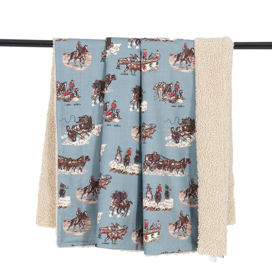 Settler Teddy-Backed Throw Blanket