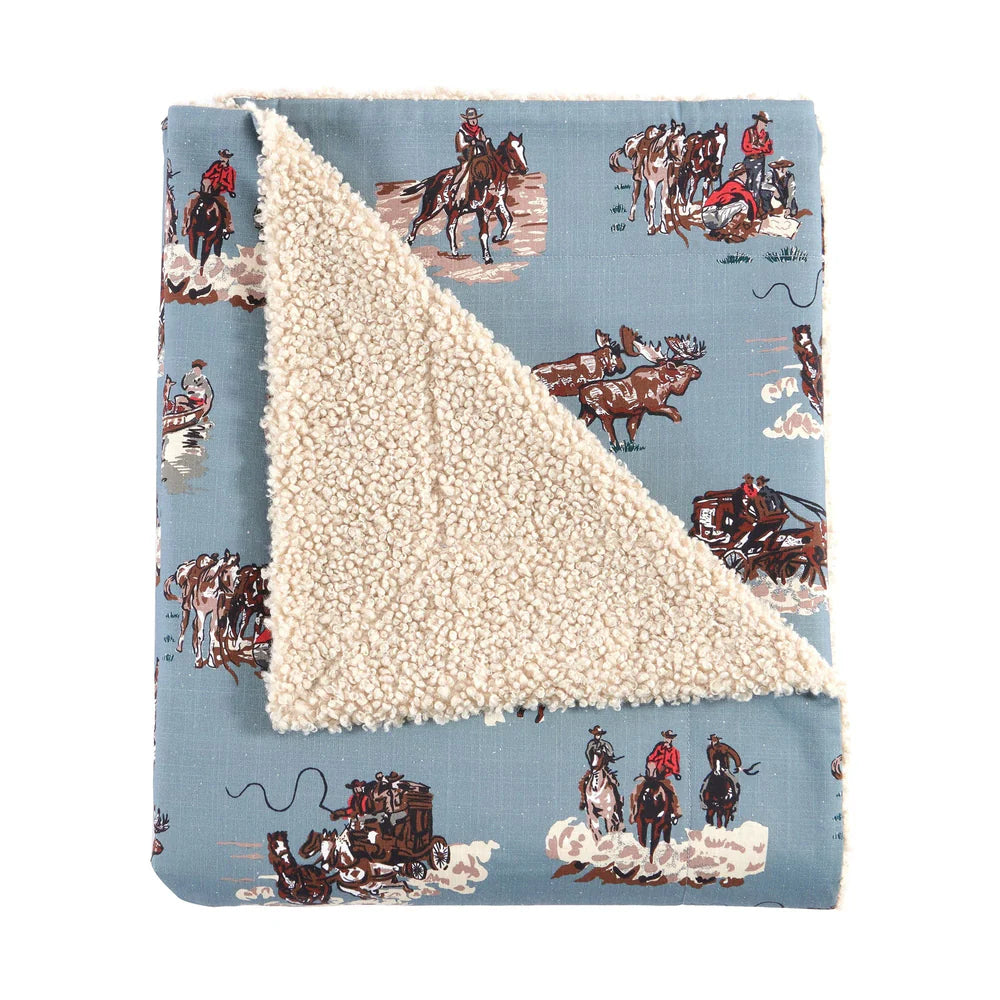 Settler Teddy-Backed Throw Blanket