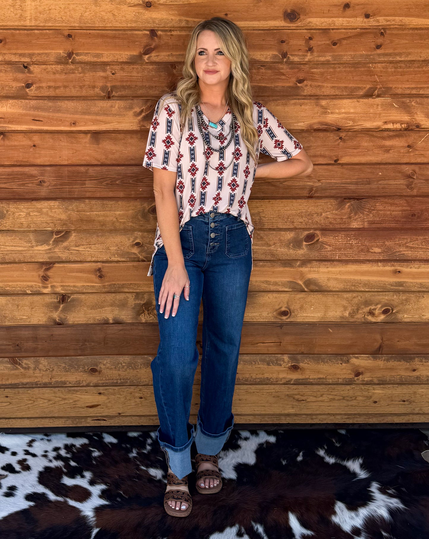 Pendleton Aztec Top