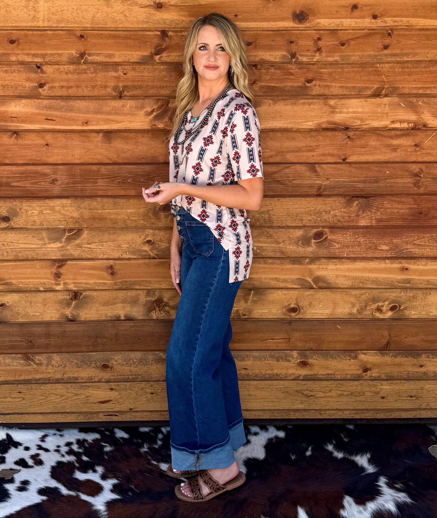 Pendleton Aztec Top