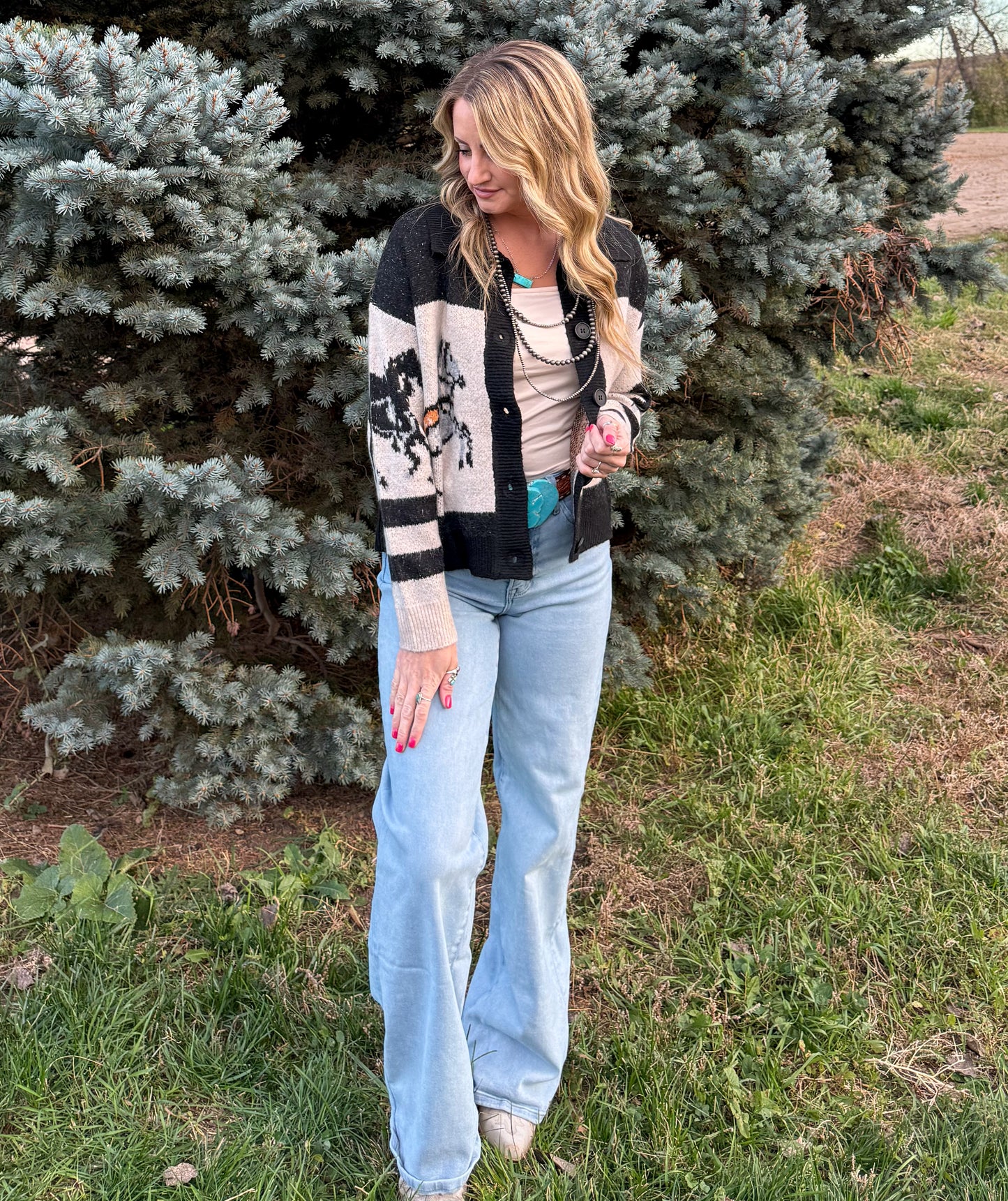 Cody Horses Cardigan