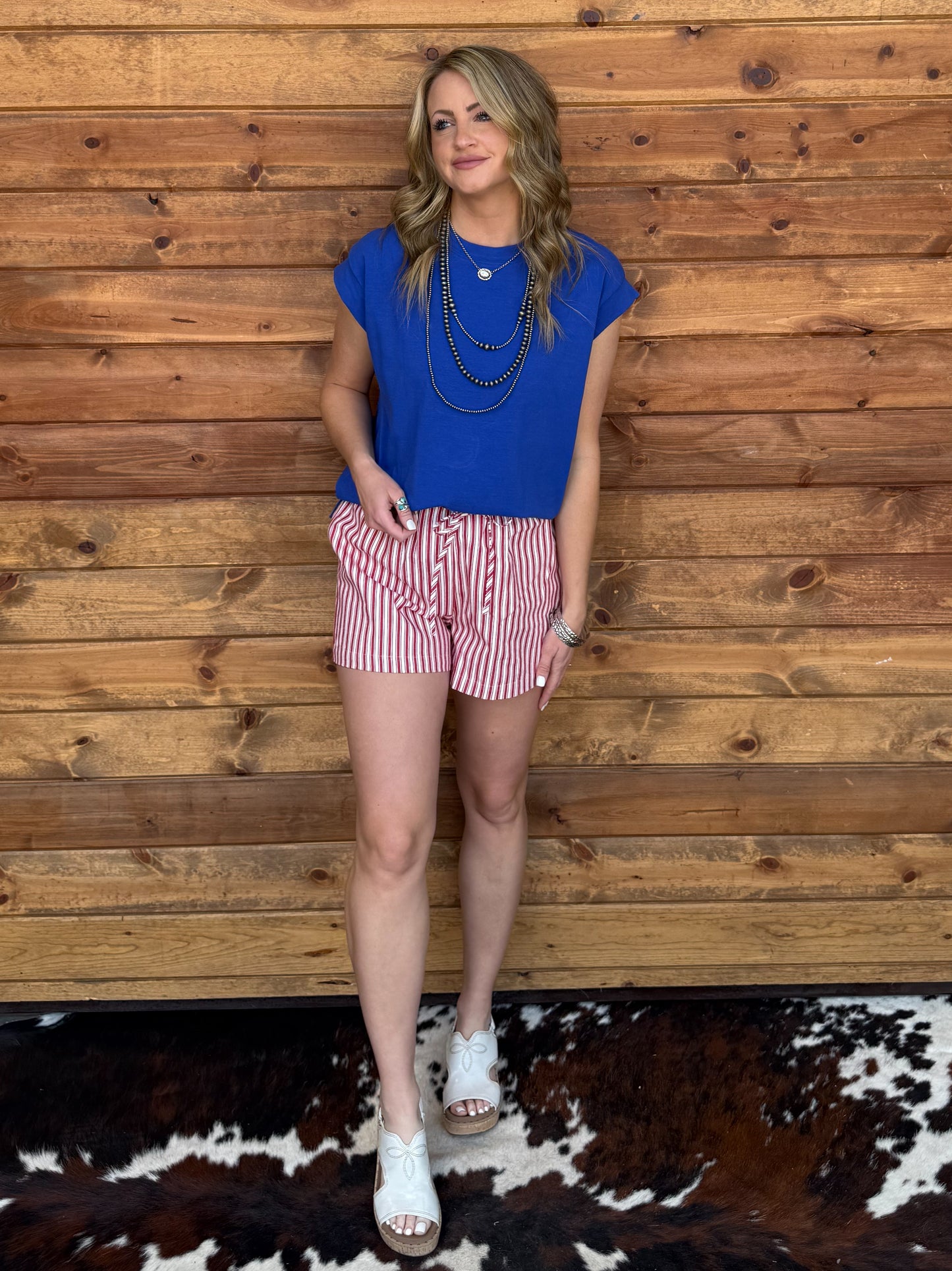 All American Girl Shorts *Red