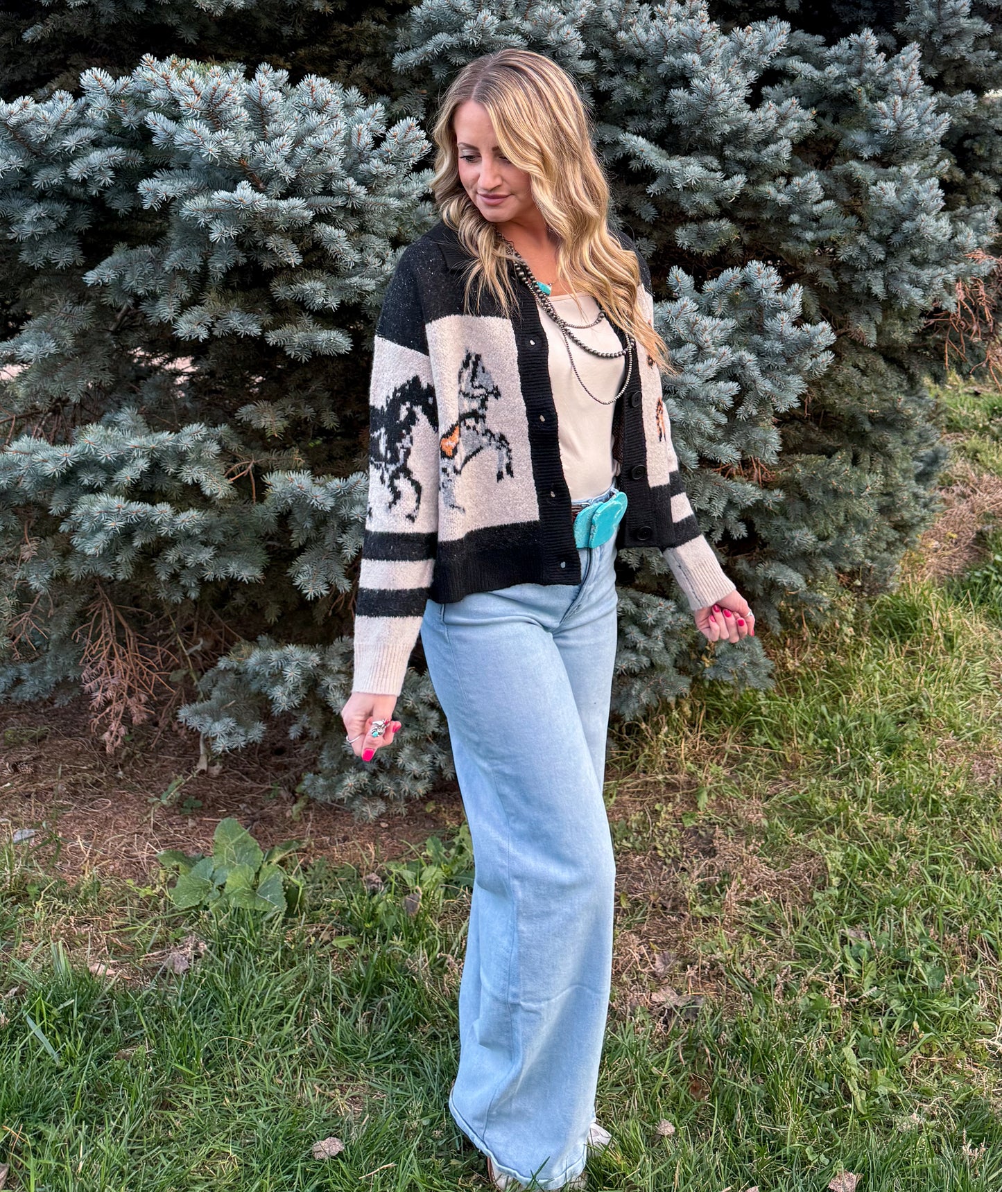 Cody Horses Cardigan