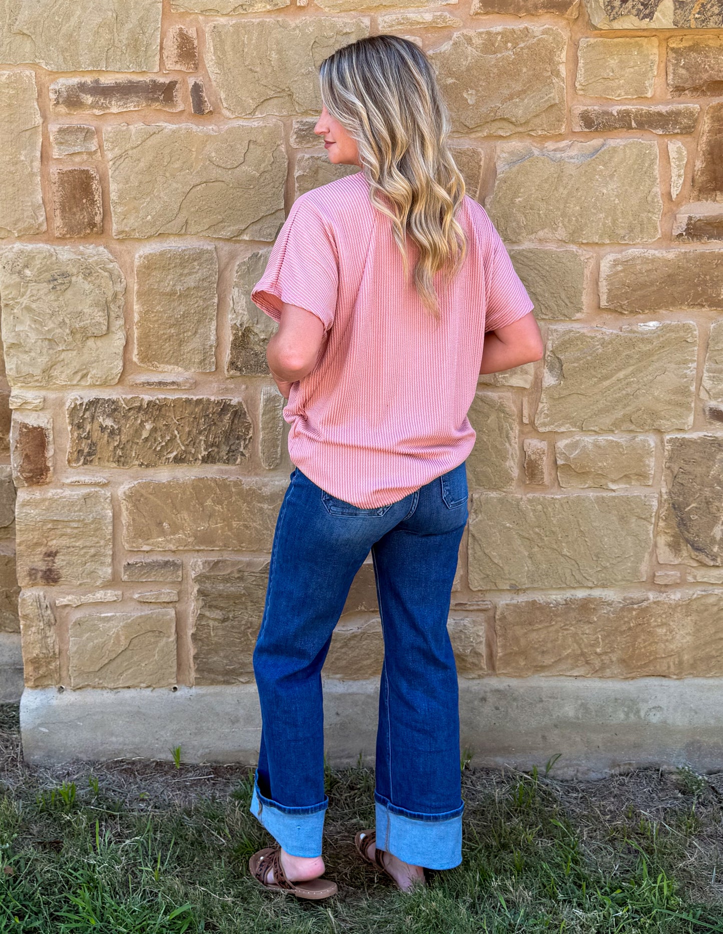 Ribbed Basic Top *Mauve