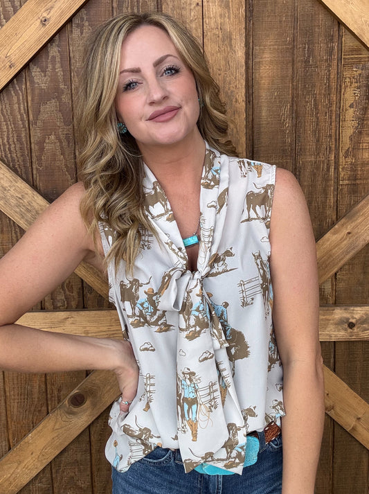 On The Ranch Dress Tank