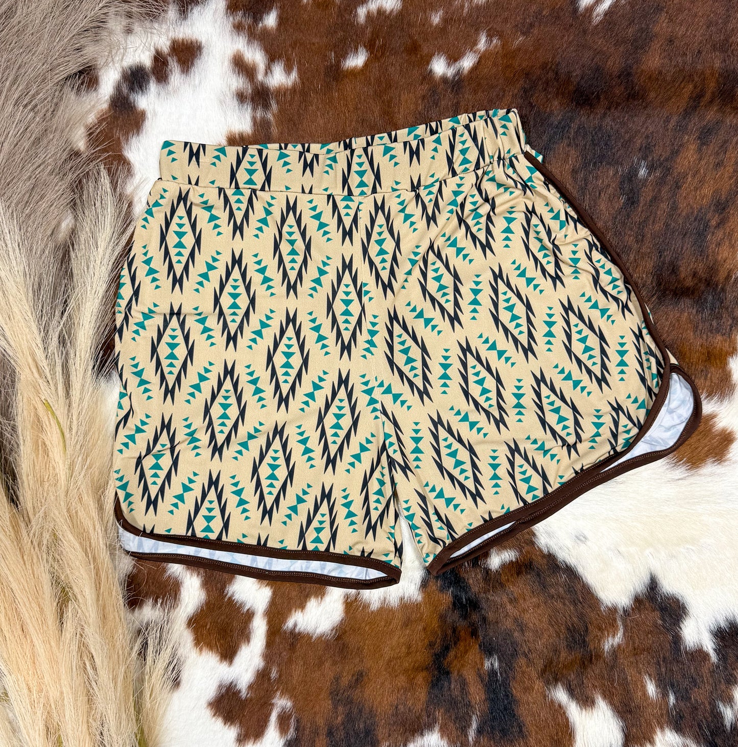 Ranchy Aztec Lounge Shorts