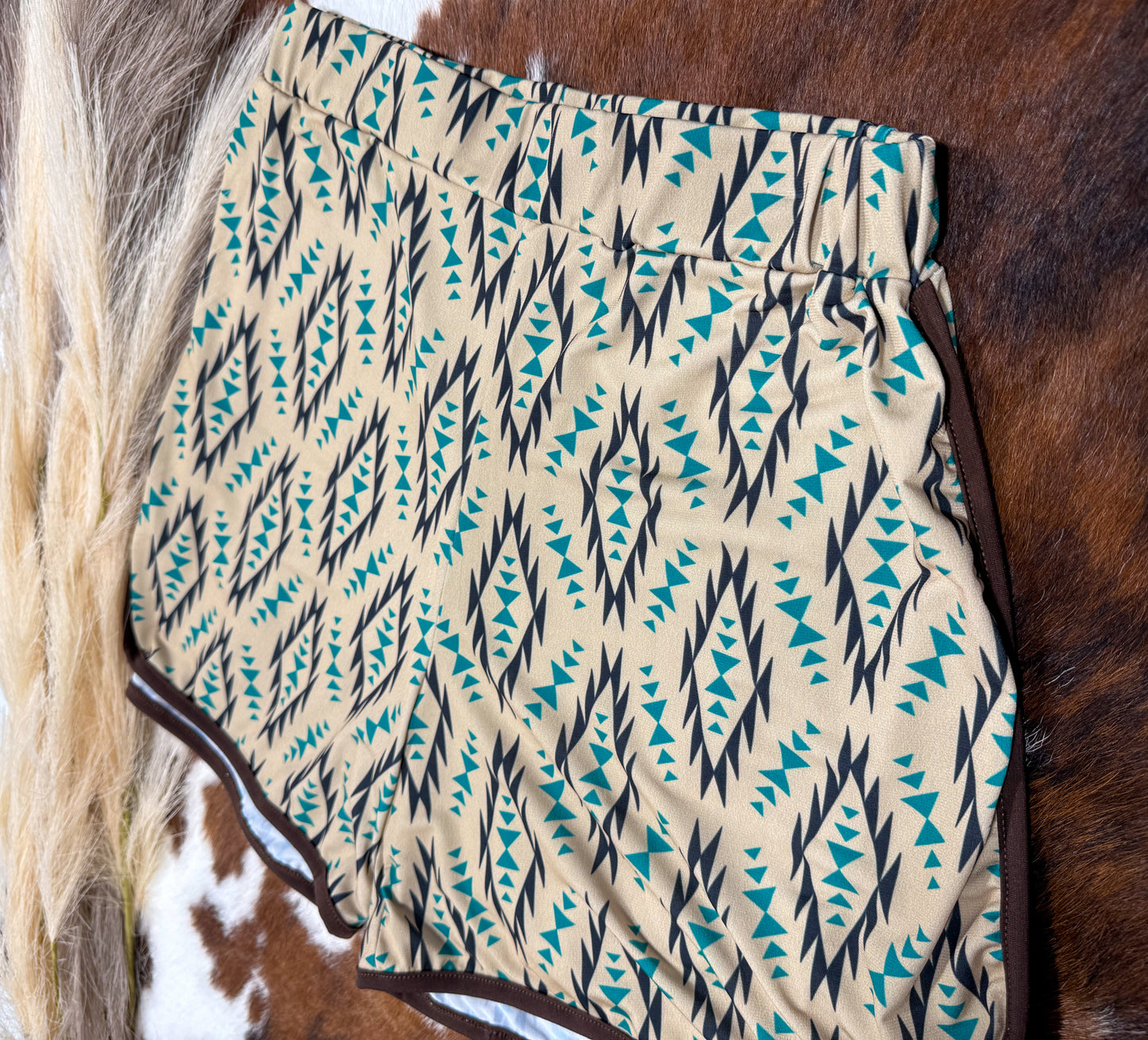 Ranchy Aztec Lounge Shorts
