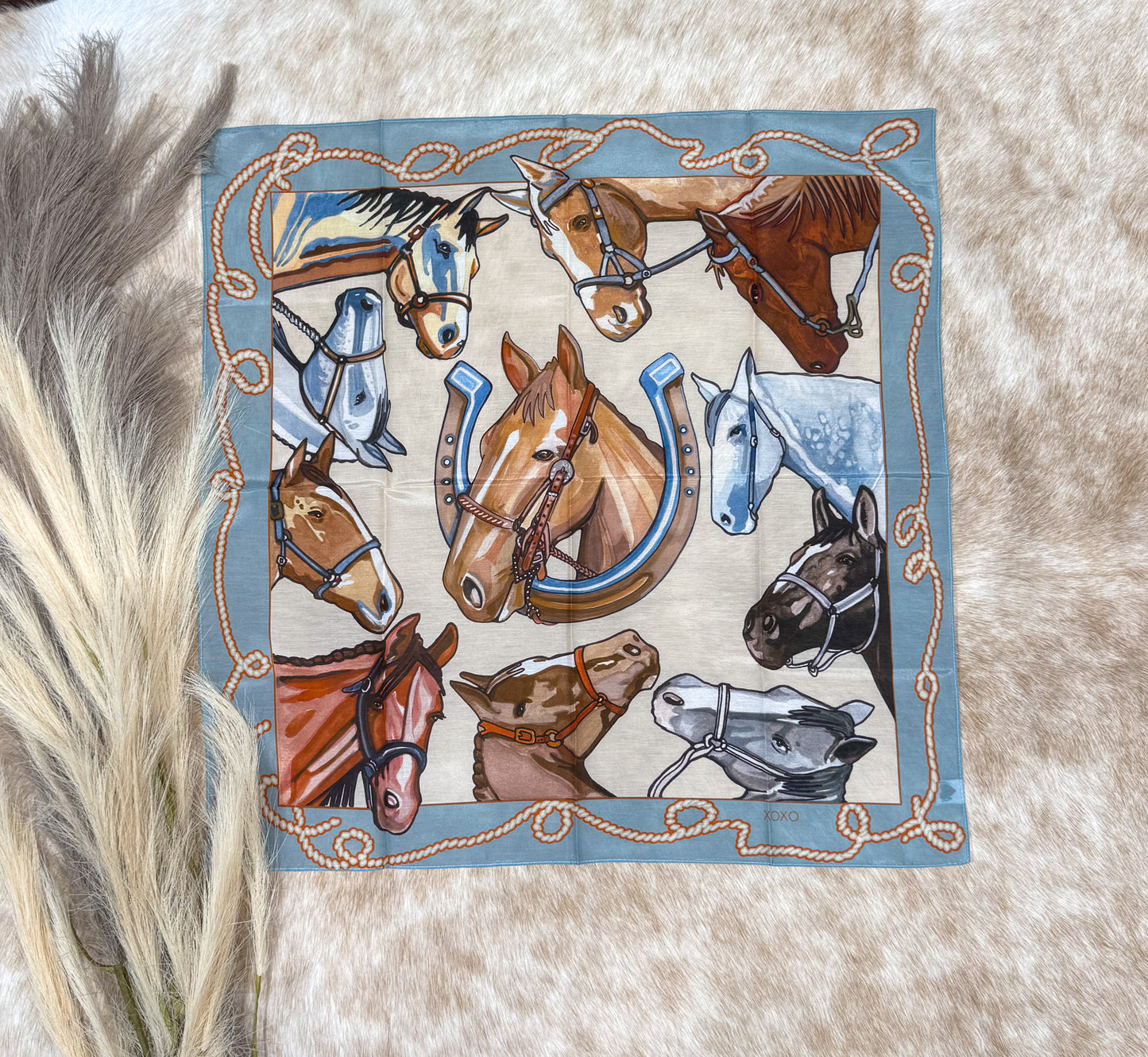 Pretty Little Horses Shorty Neck Scarf