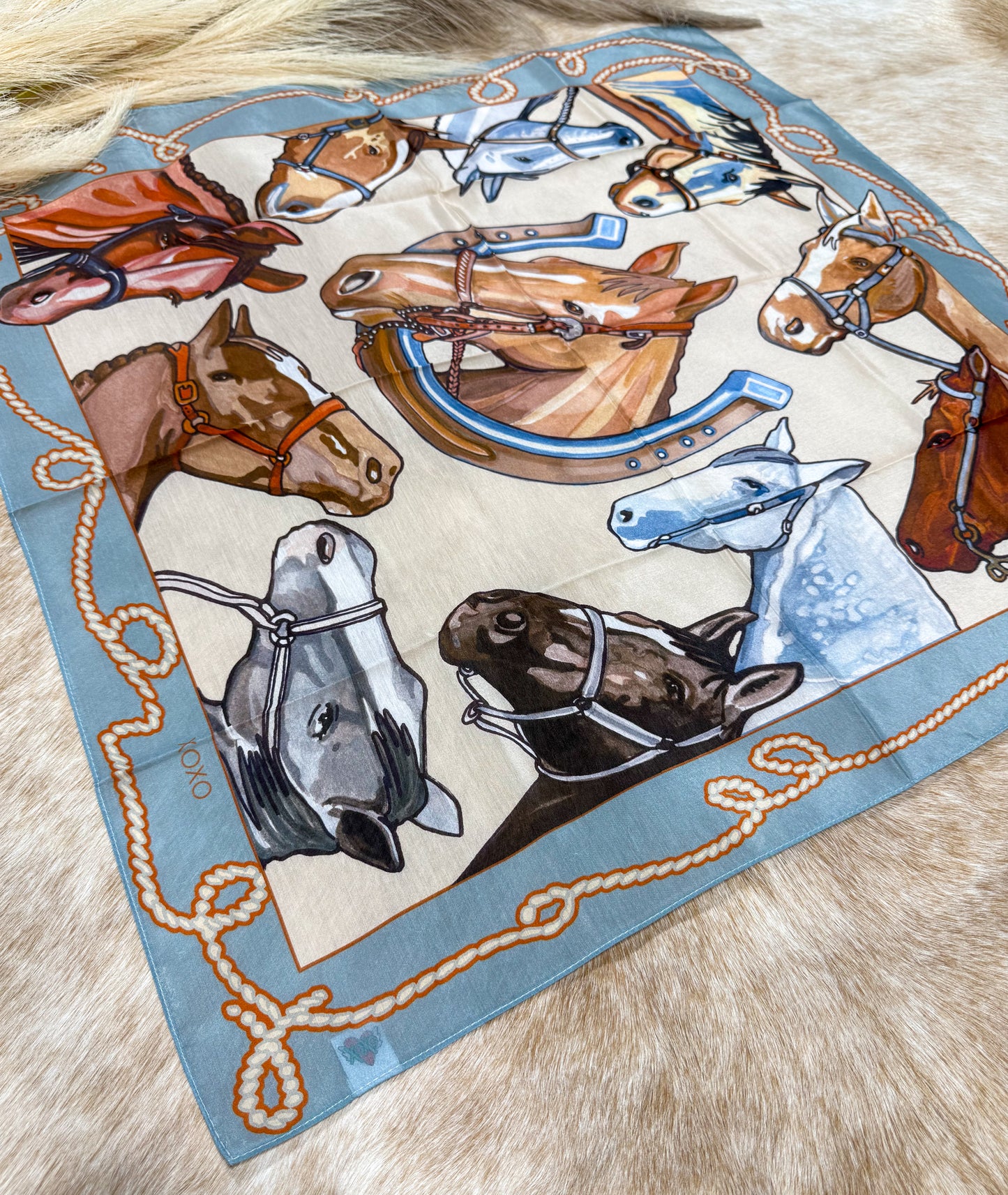 Pretty Little Horses Shorty Neck Scarf