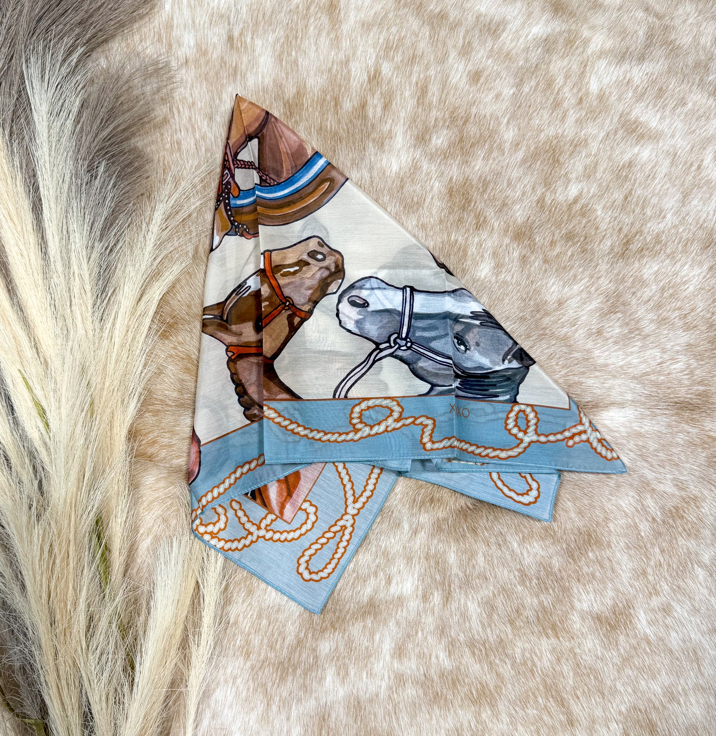 Pretty Little Horses Shorty Neck Scarf