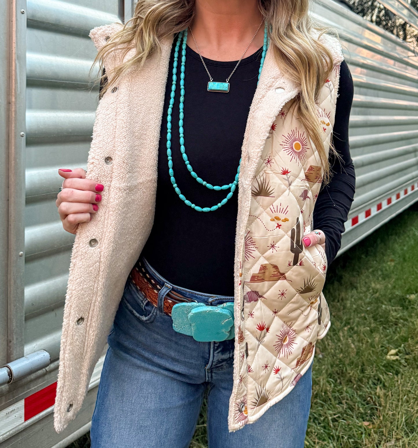 Desert Collage Vest