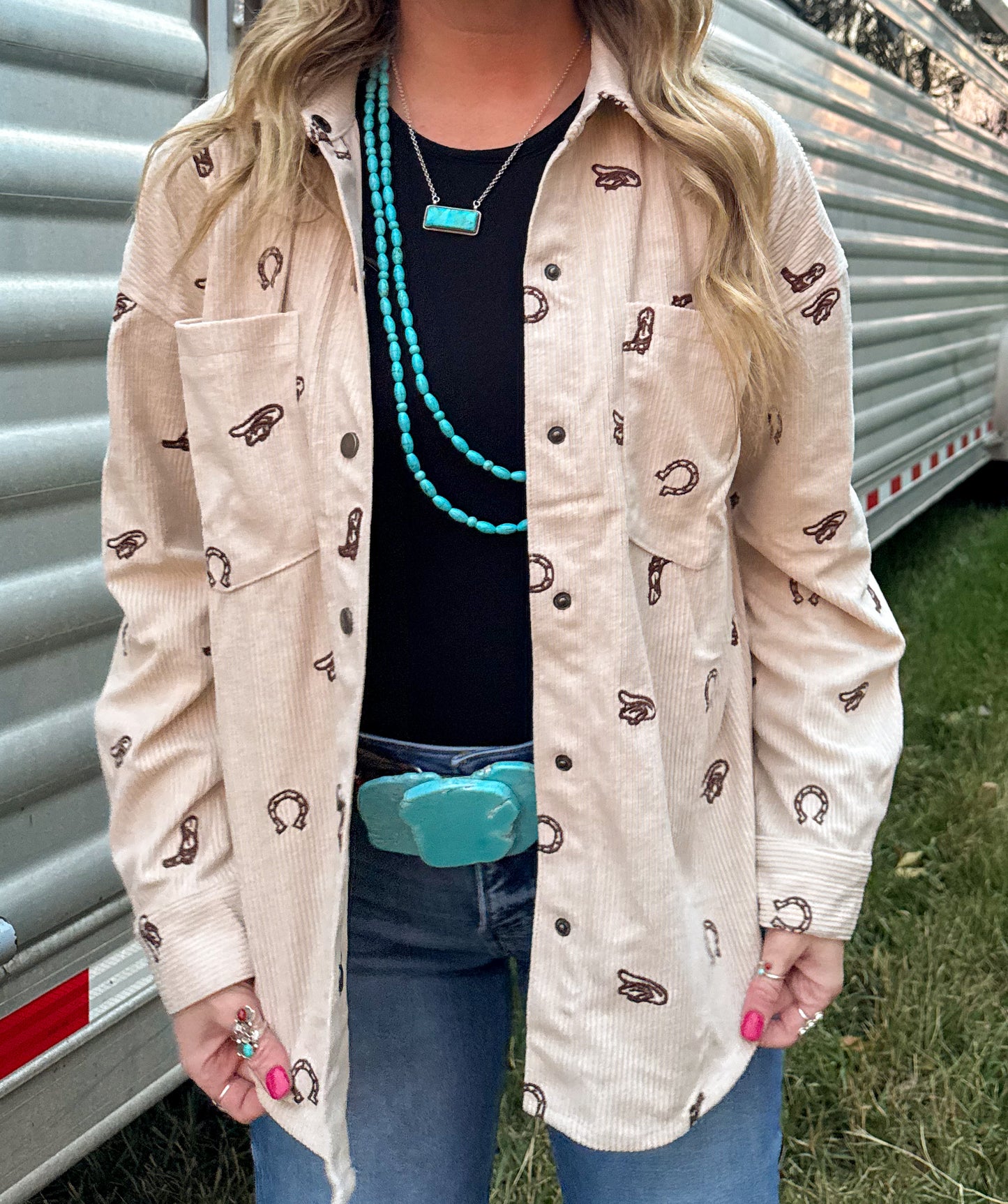 Corduroy Cowgirl Shacket