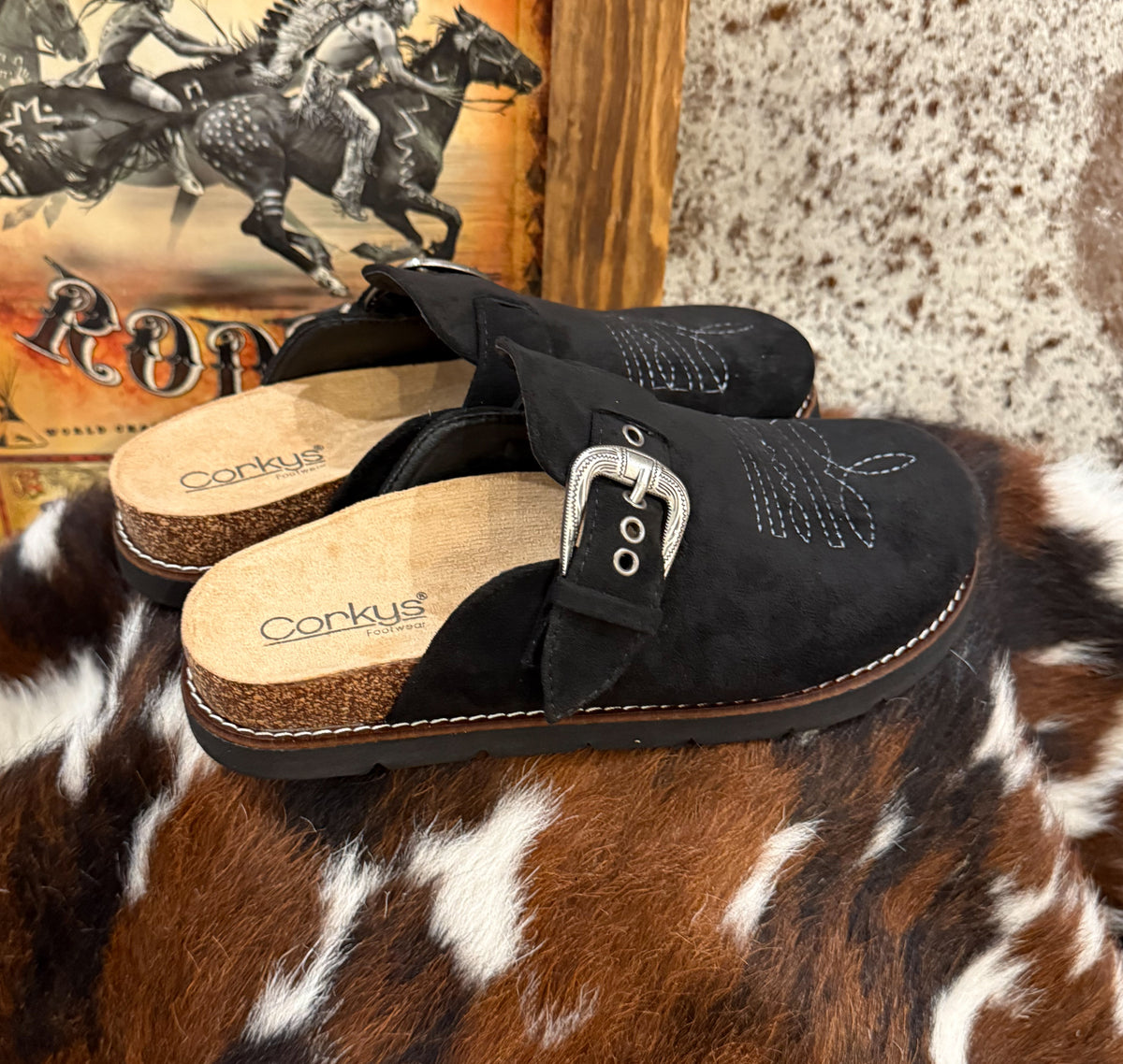 The Ranch Hand Slip-Ons *Black