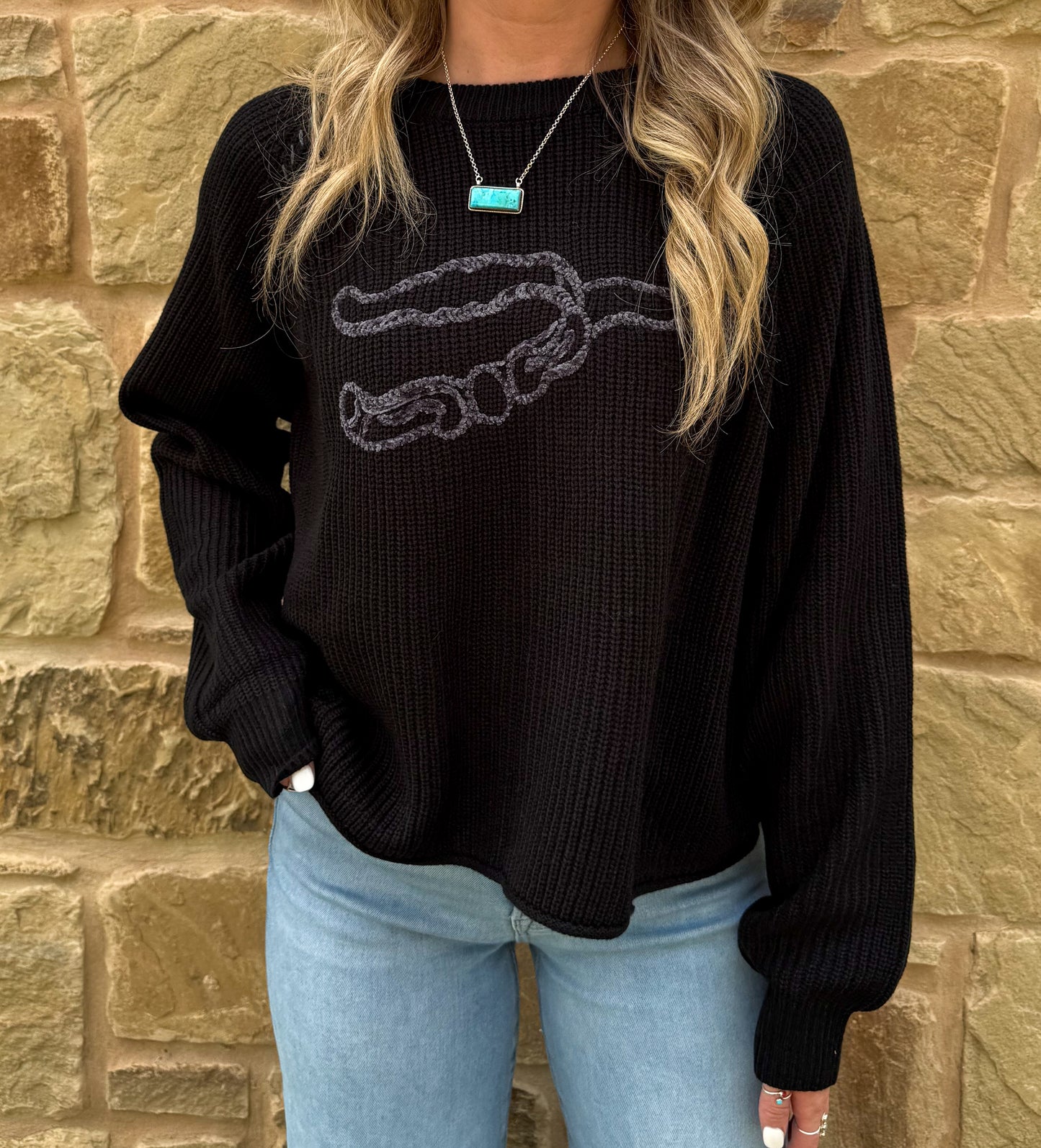 Knit ‘Em Cowboy Sweater