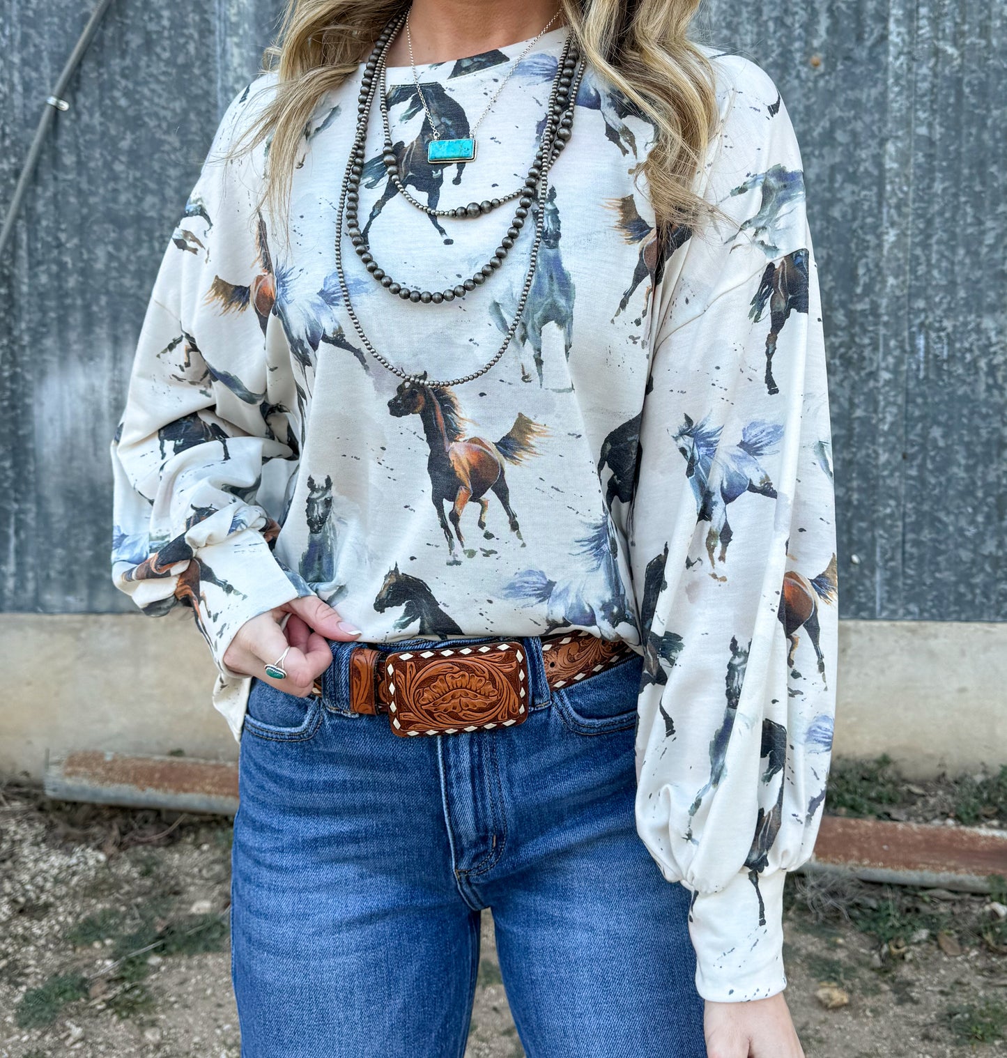 Painted Horses Long Sleeve