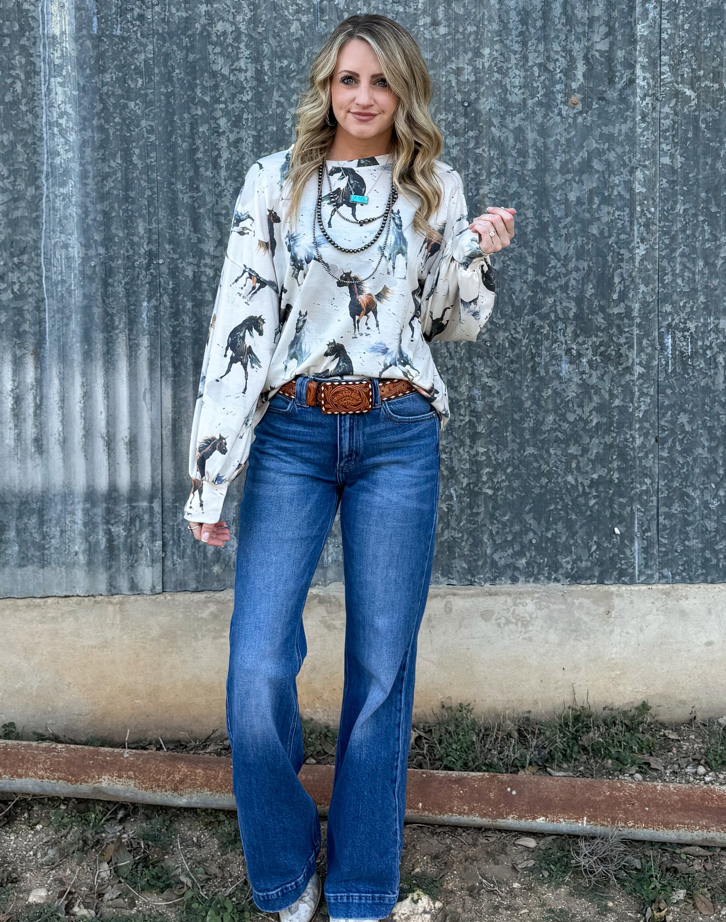 Painted Horses Long Sleeve
