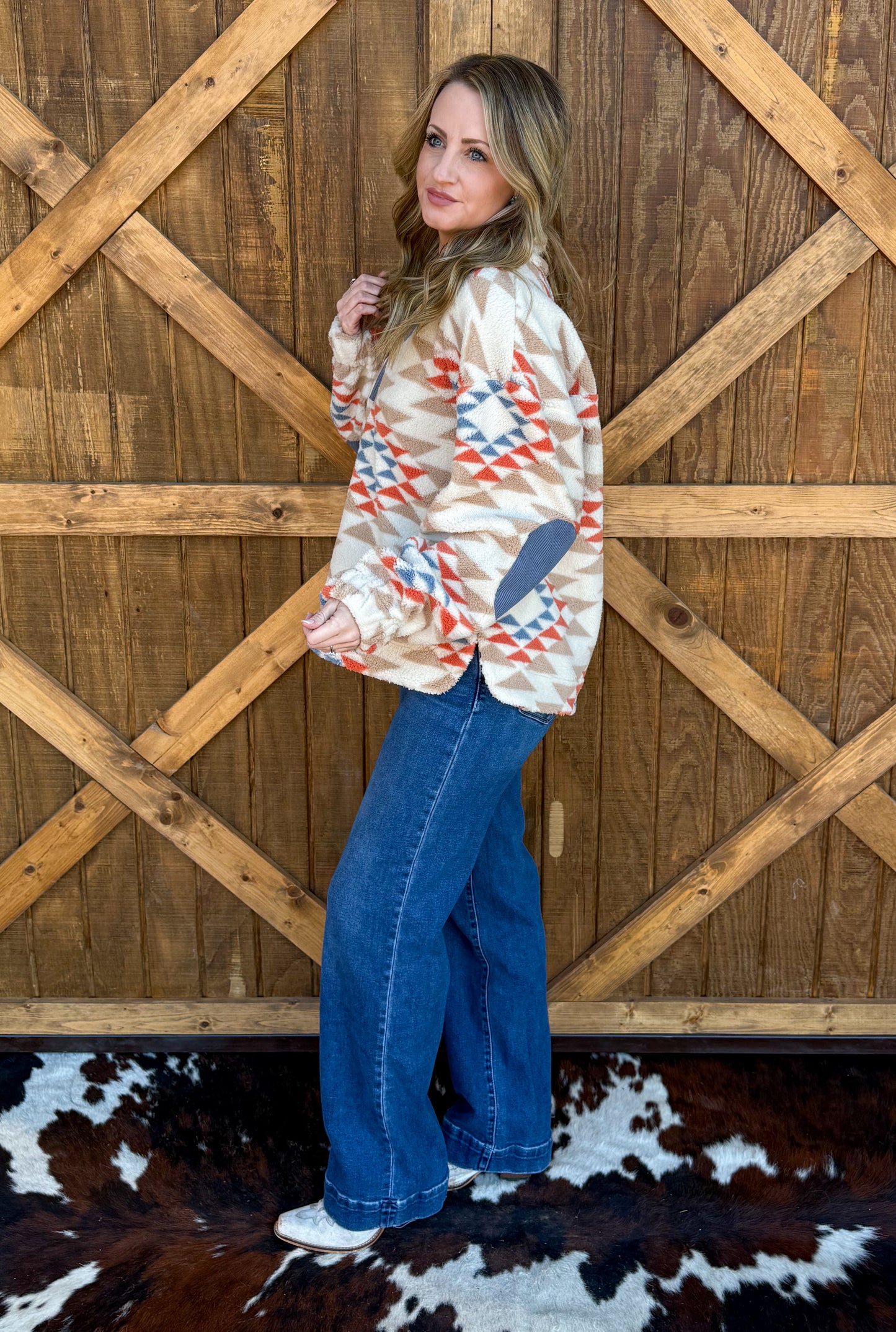 Get Western Pullover *Blue