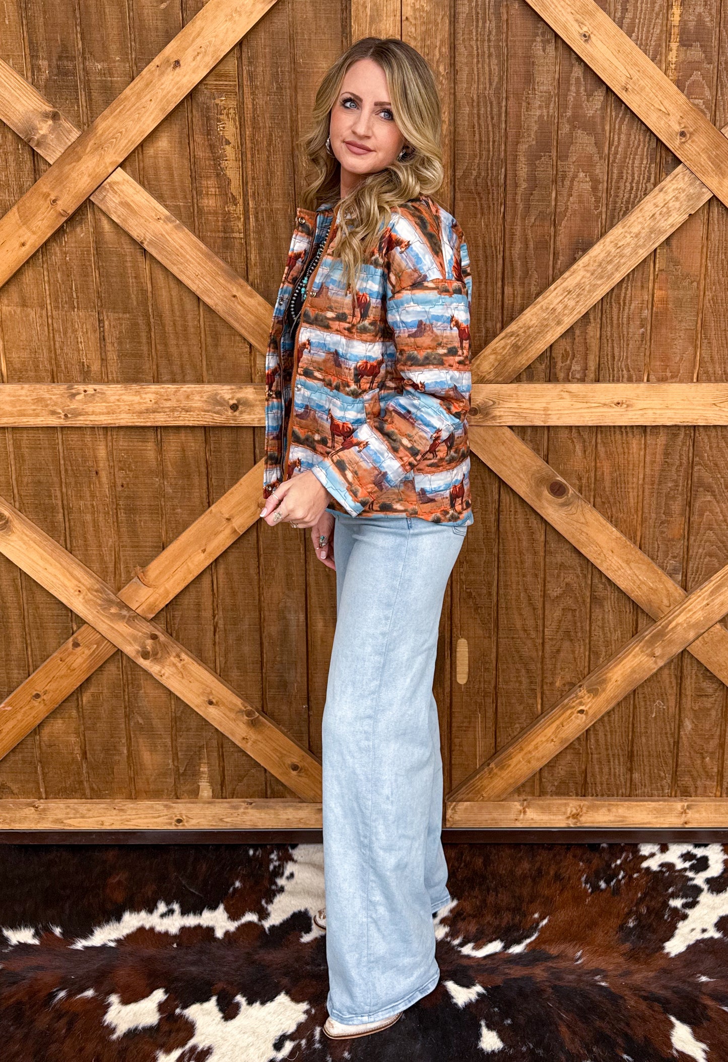 Wild Horses Quilted Jacket