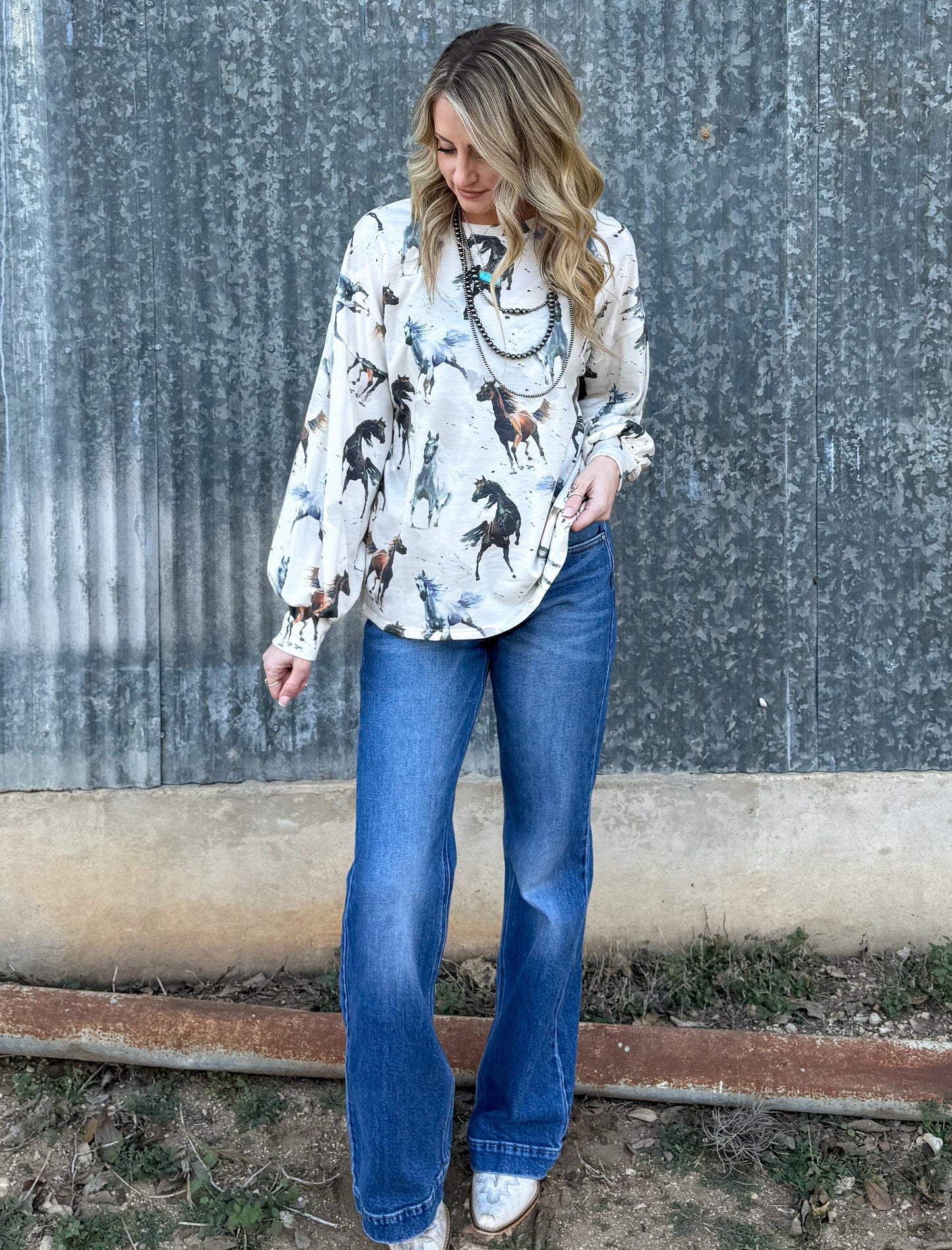 Painted Horses Long Sleeve