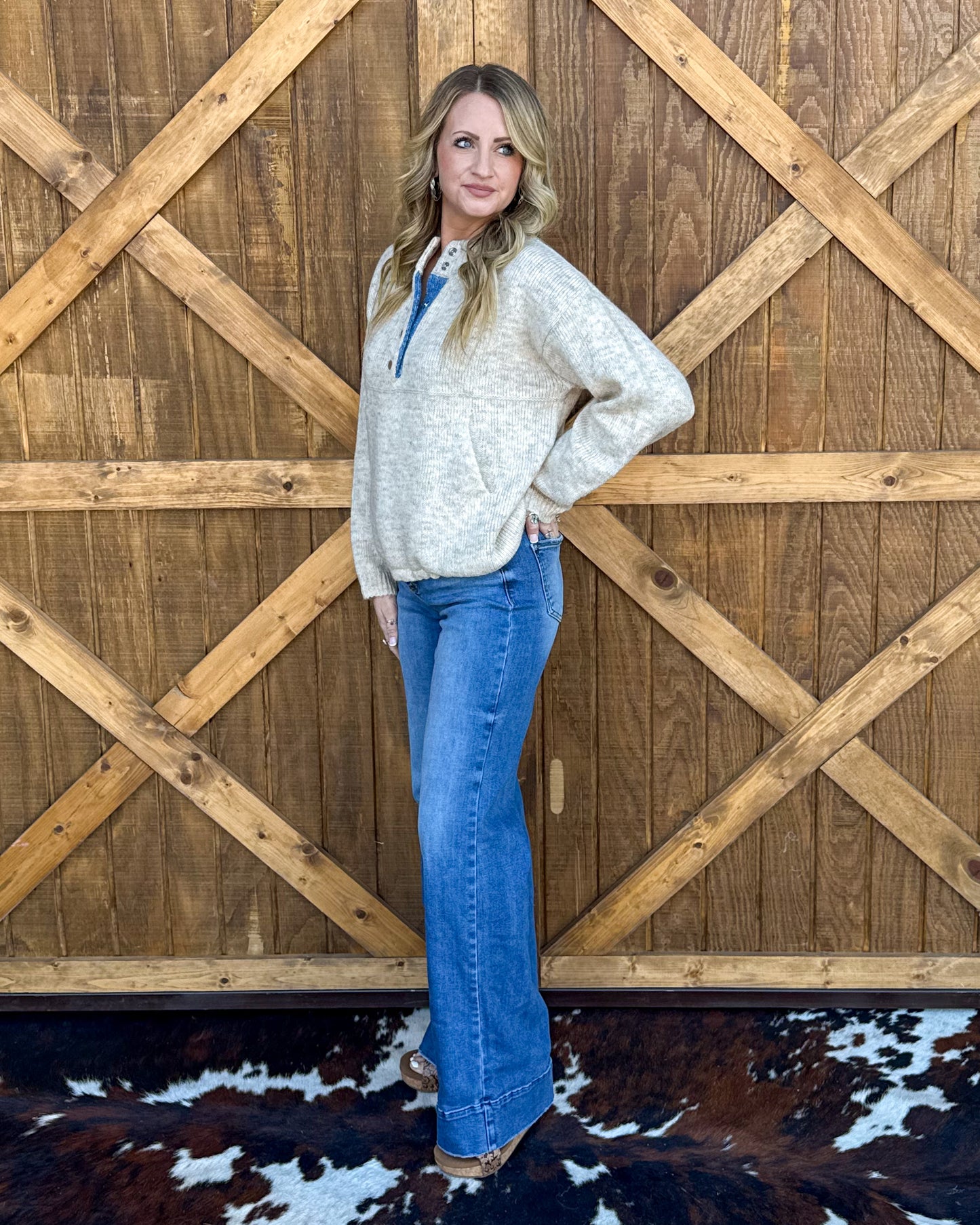 Oatmeal Cozy Pullover