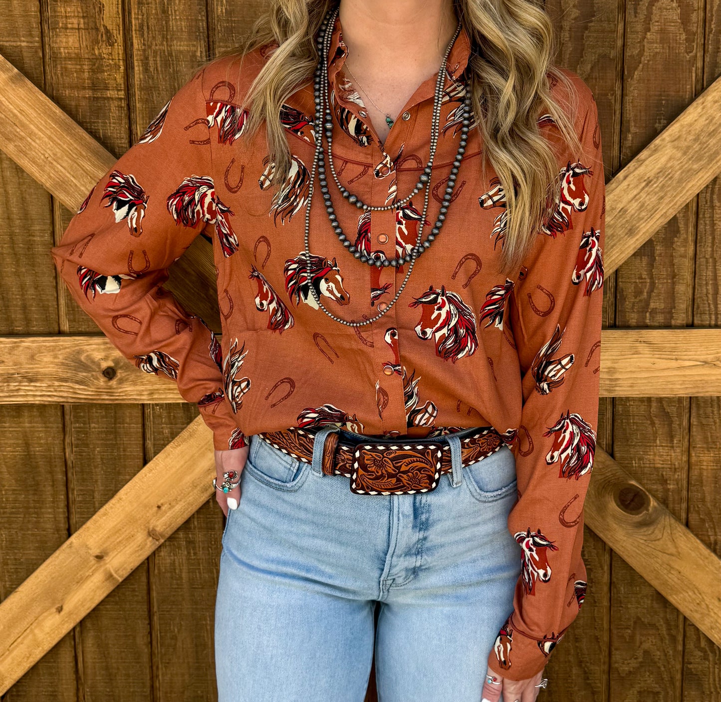 Shenandoah Pearl Snap Top