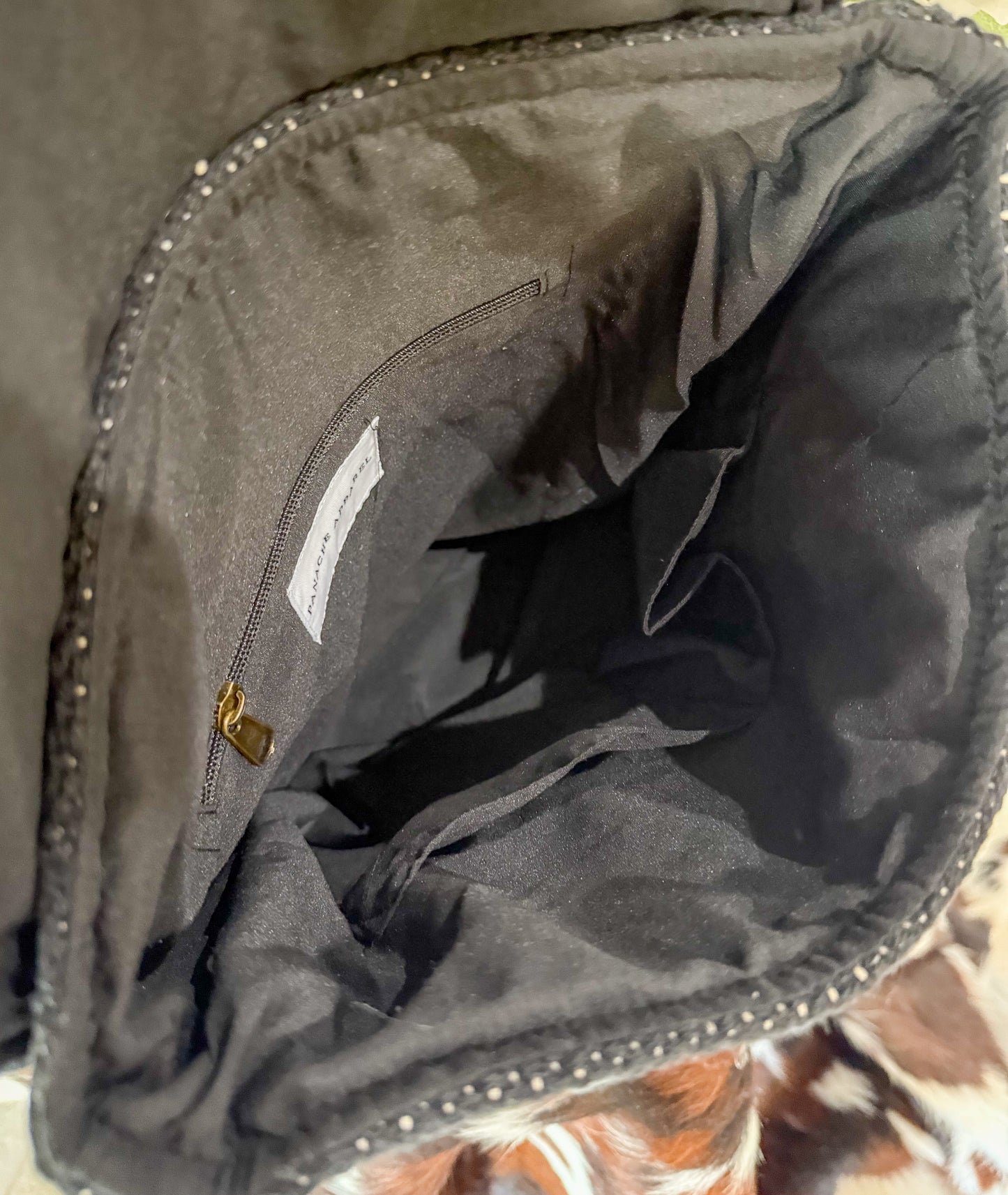 Aztec Backpack *Black & Cream