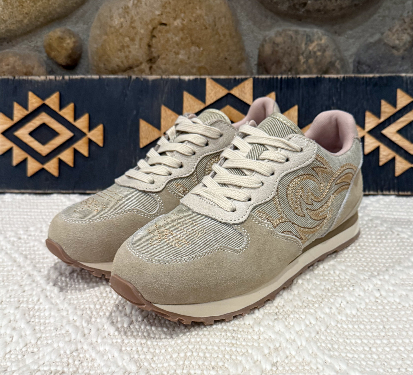 The Western Tennis Shoes *Light Tan