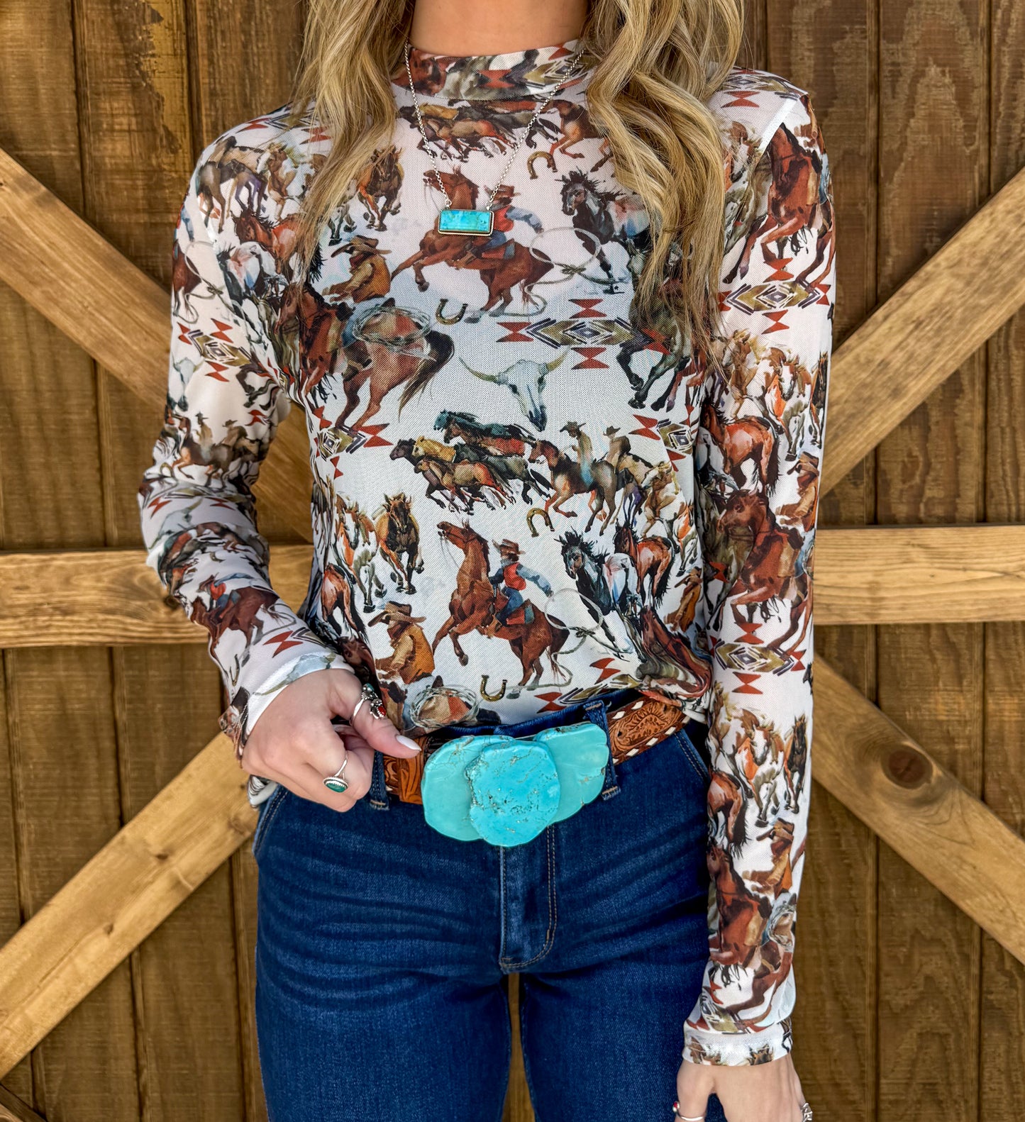 The Wrangler Mesh Top