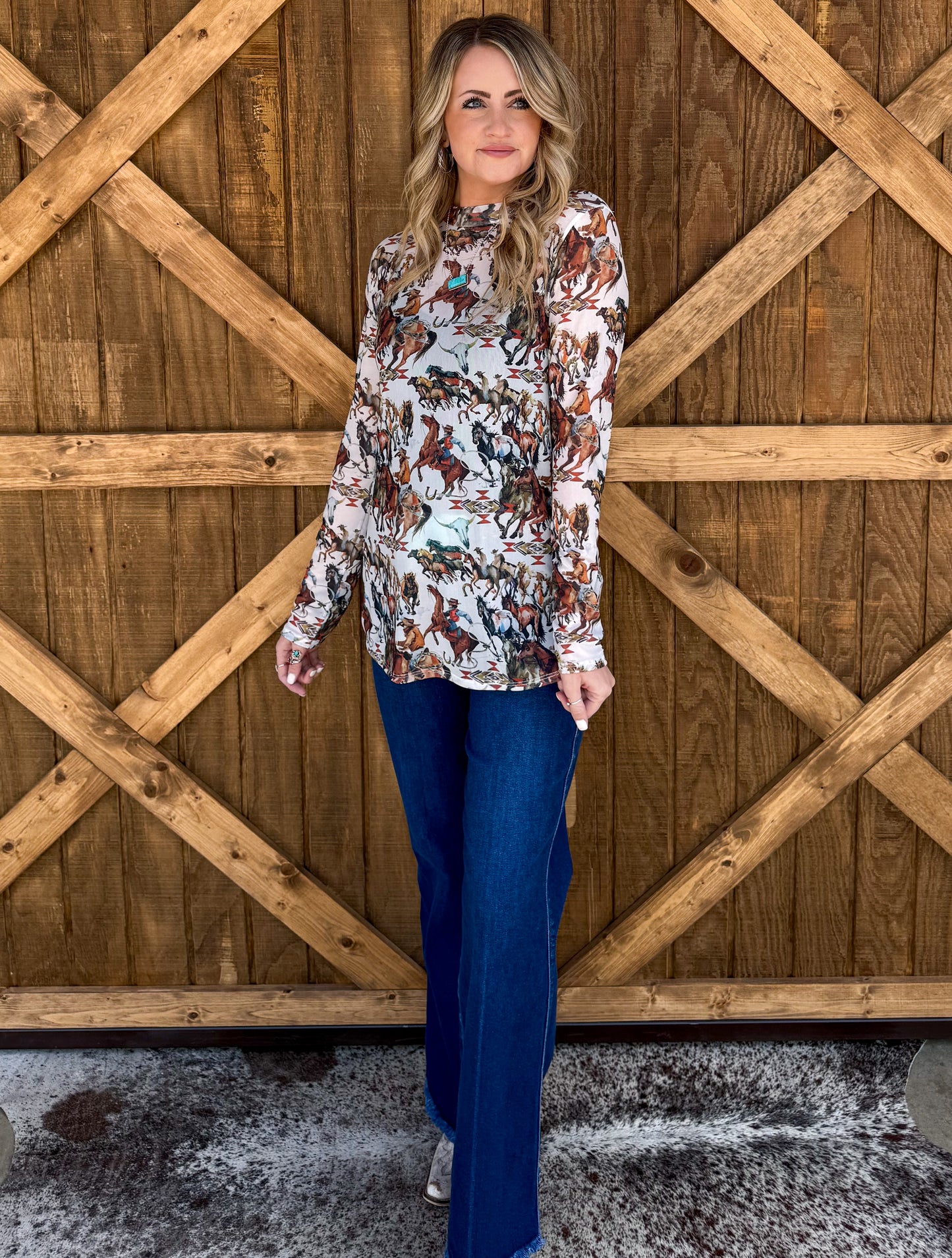 The Wrangler Mesh Top