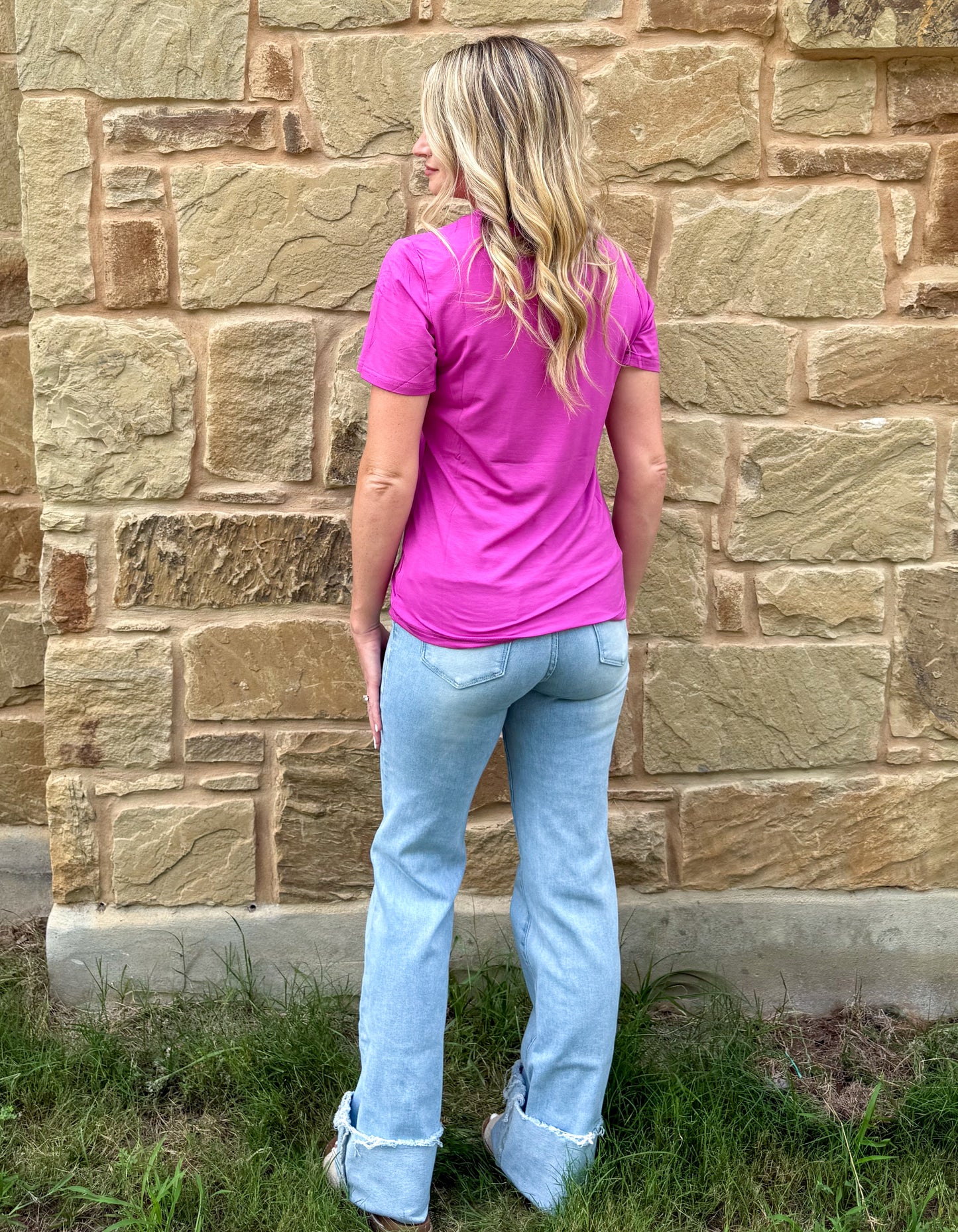 Solid Choices Top *Pinky Pop