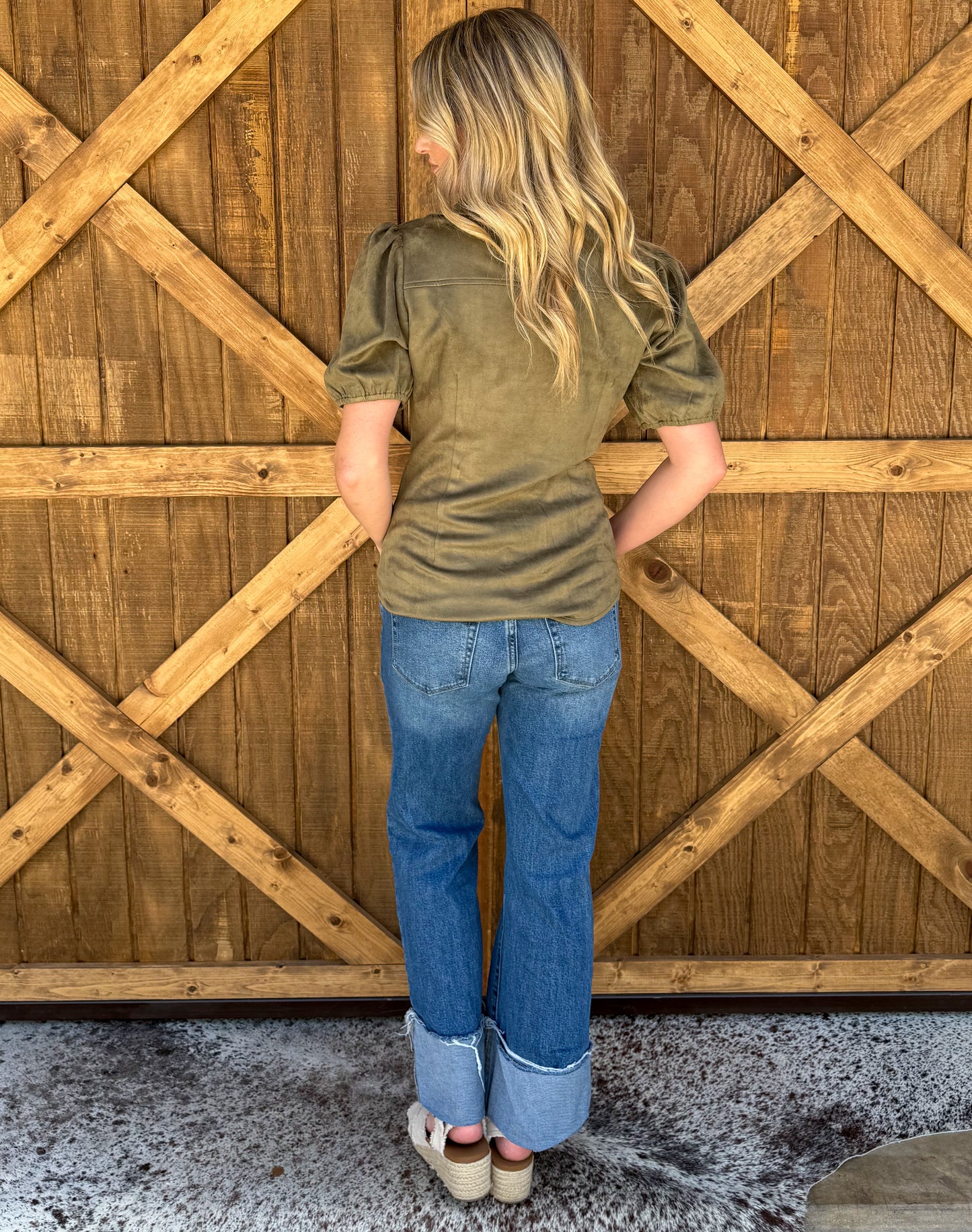 Wild Arrow Top *Olive