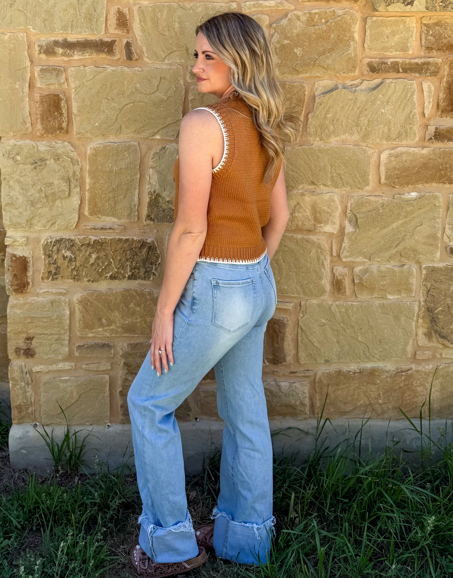 Western Sweater Vest