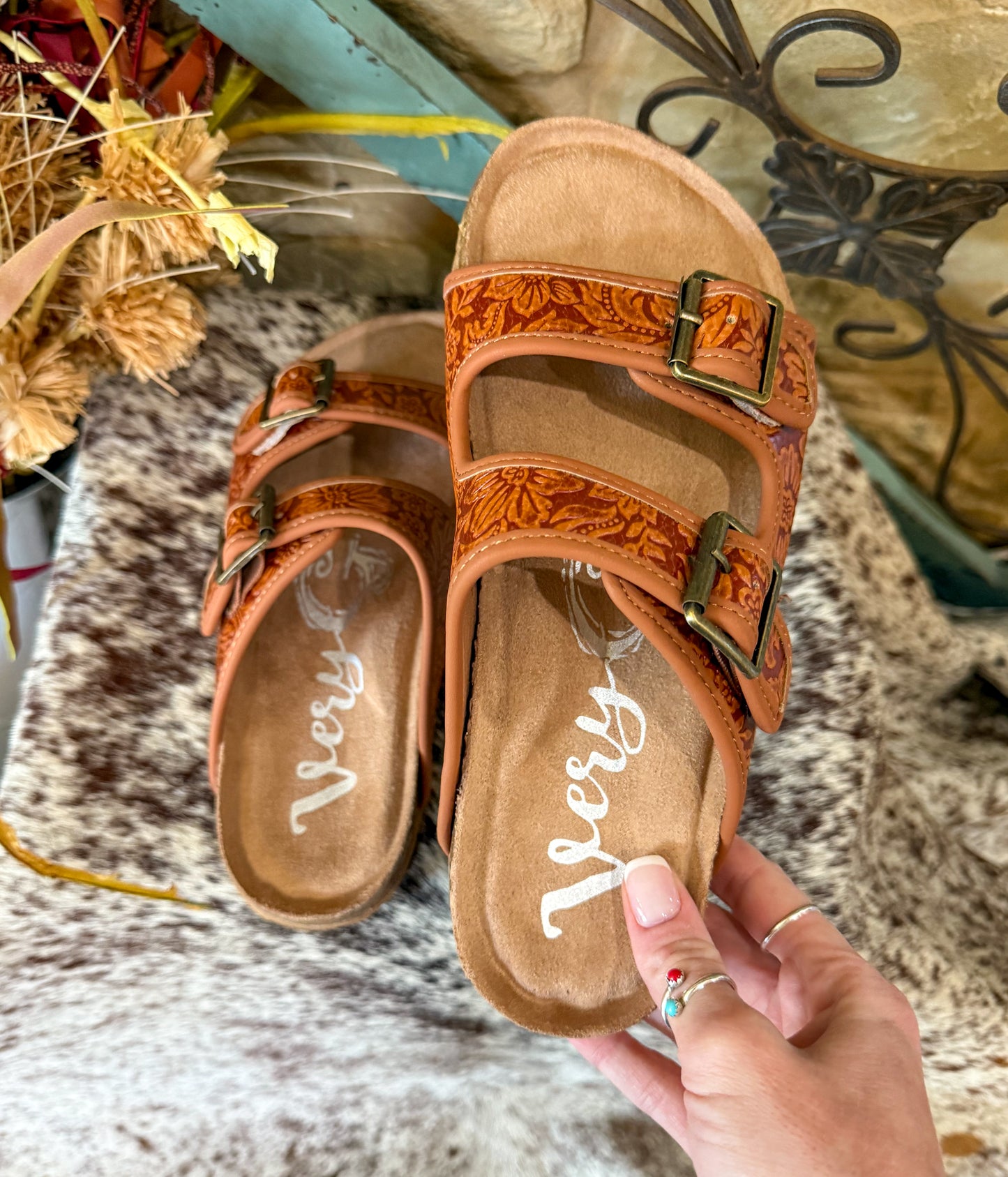 Berry Sandals *Rust
