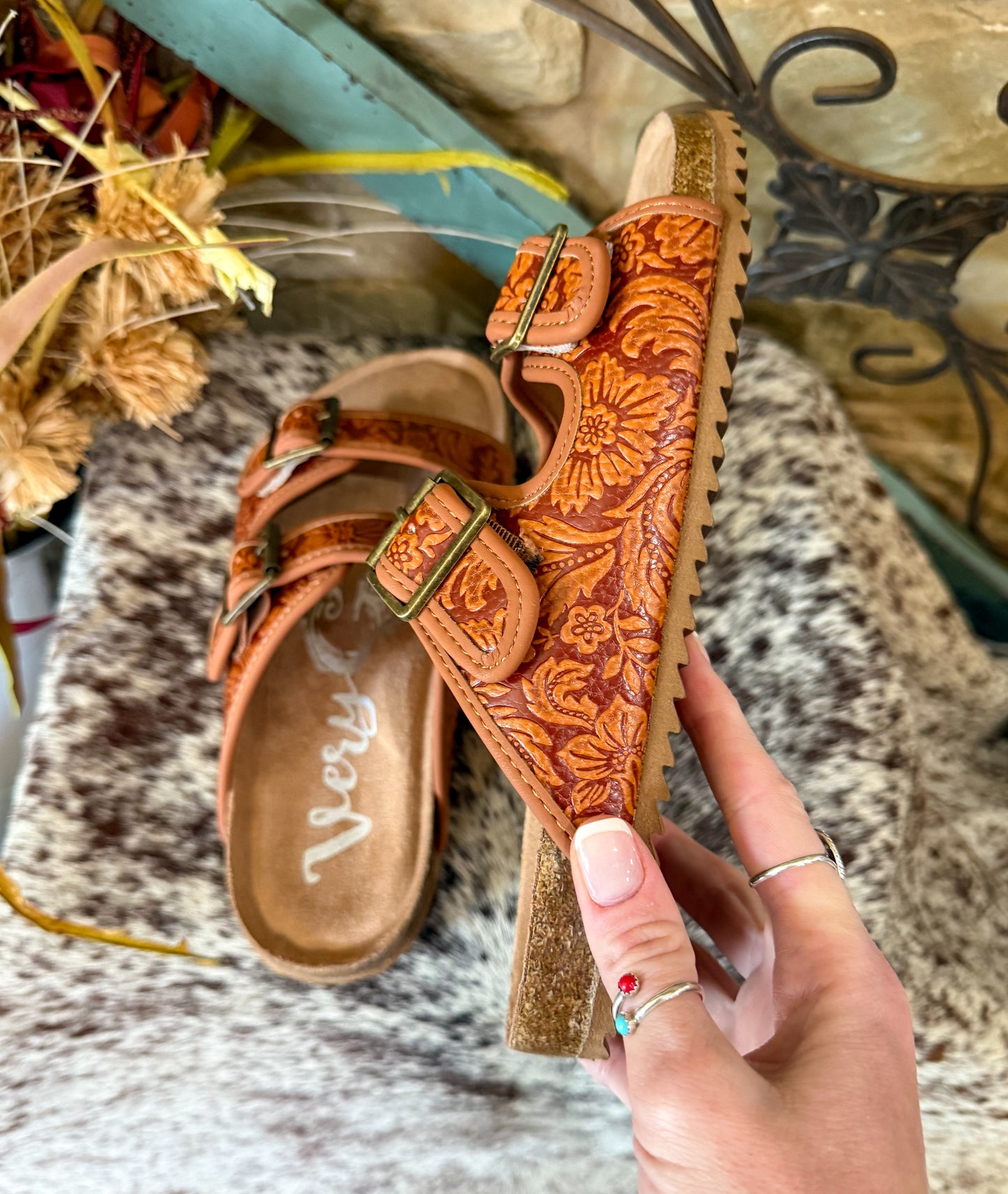 Berry Sandals *Rust