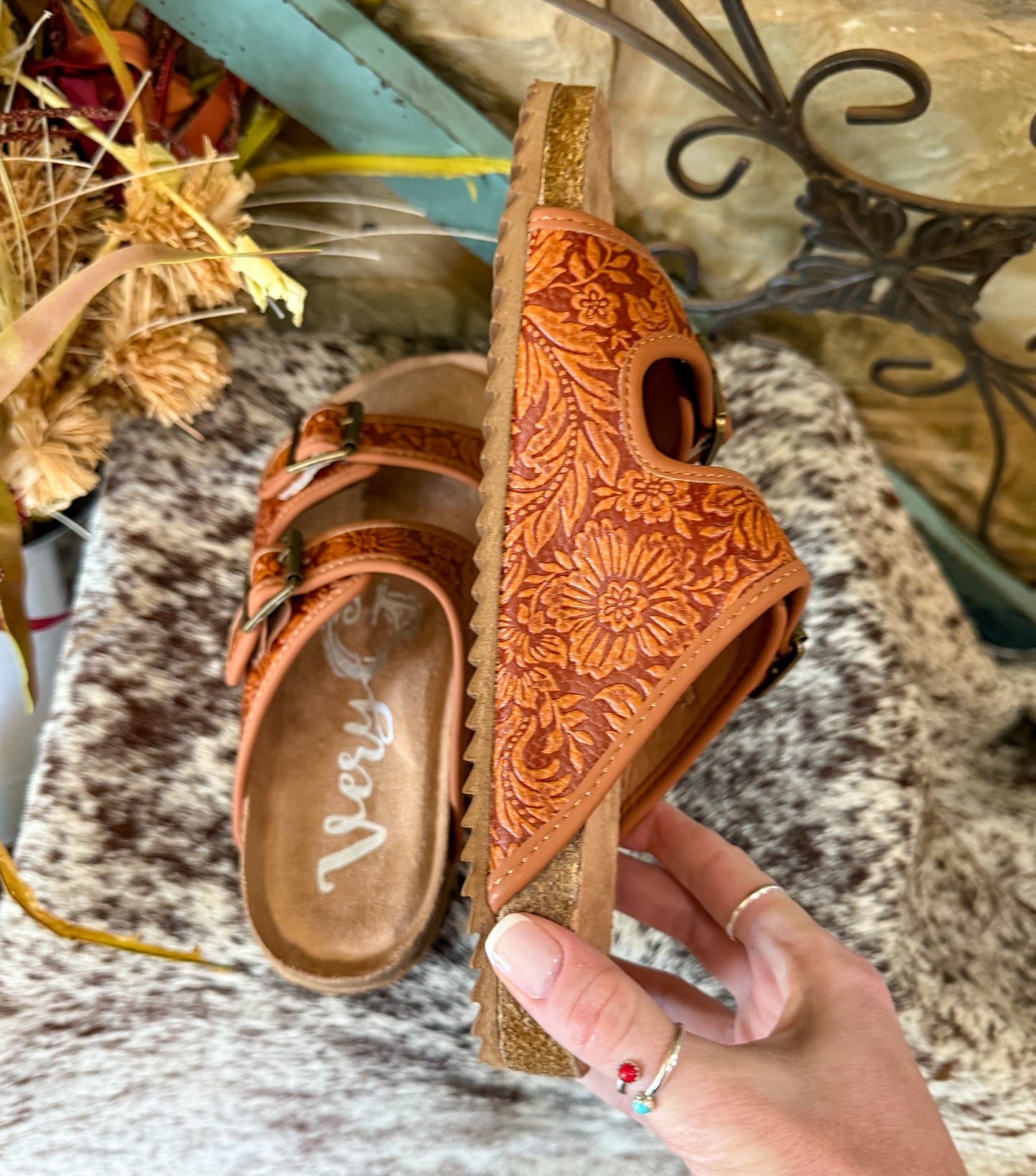 Berry Sandals *Rust