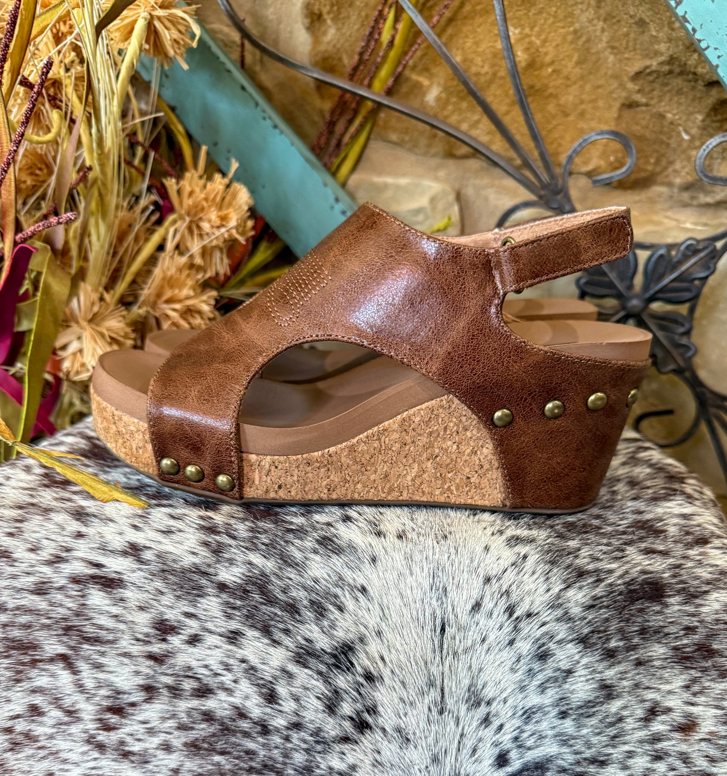 Carley Saddle Stitch Wedges