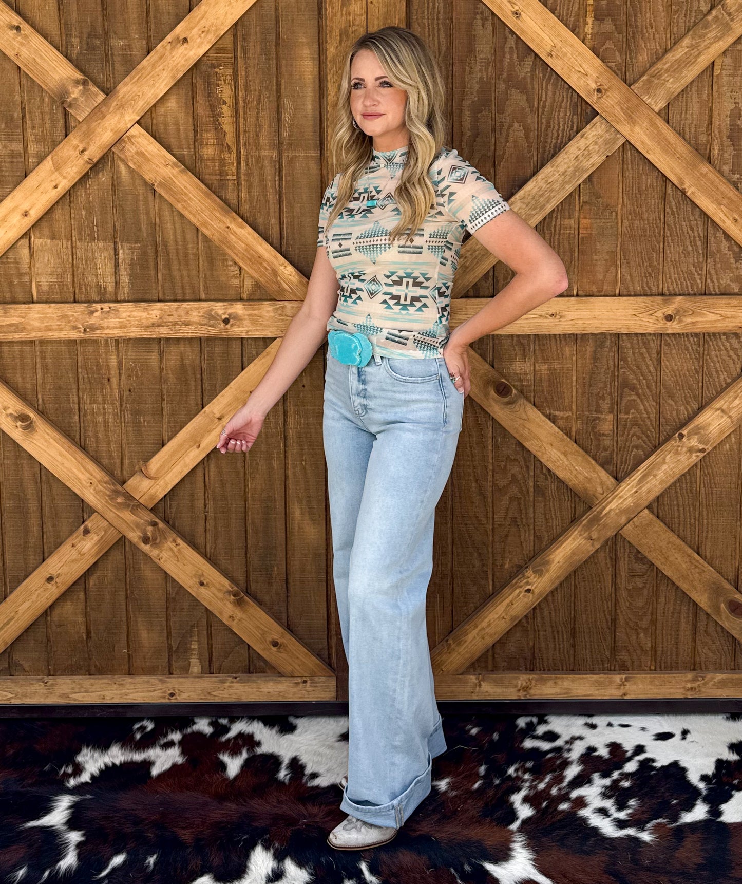 Oceanside Mesh Top